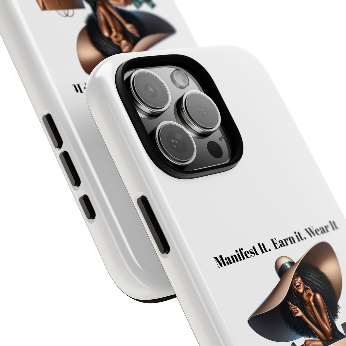 Phone Case - "Manifest It. Earn It. Wear It." Chic Shopper Design