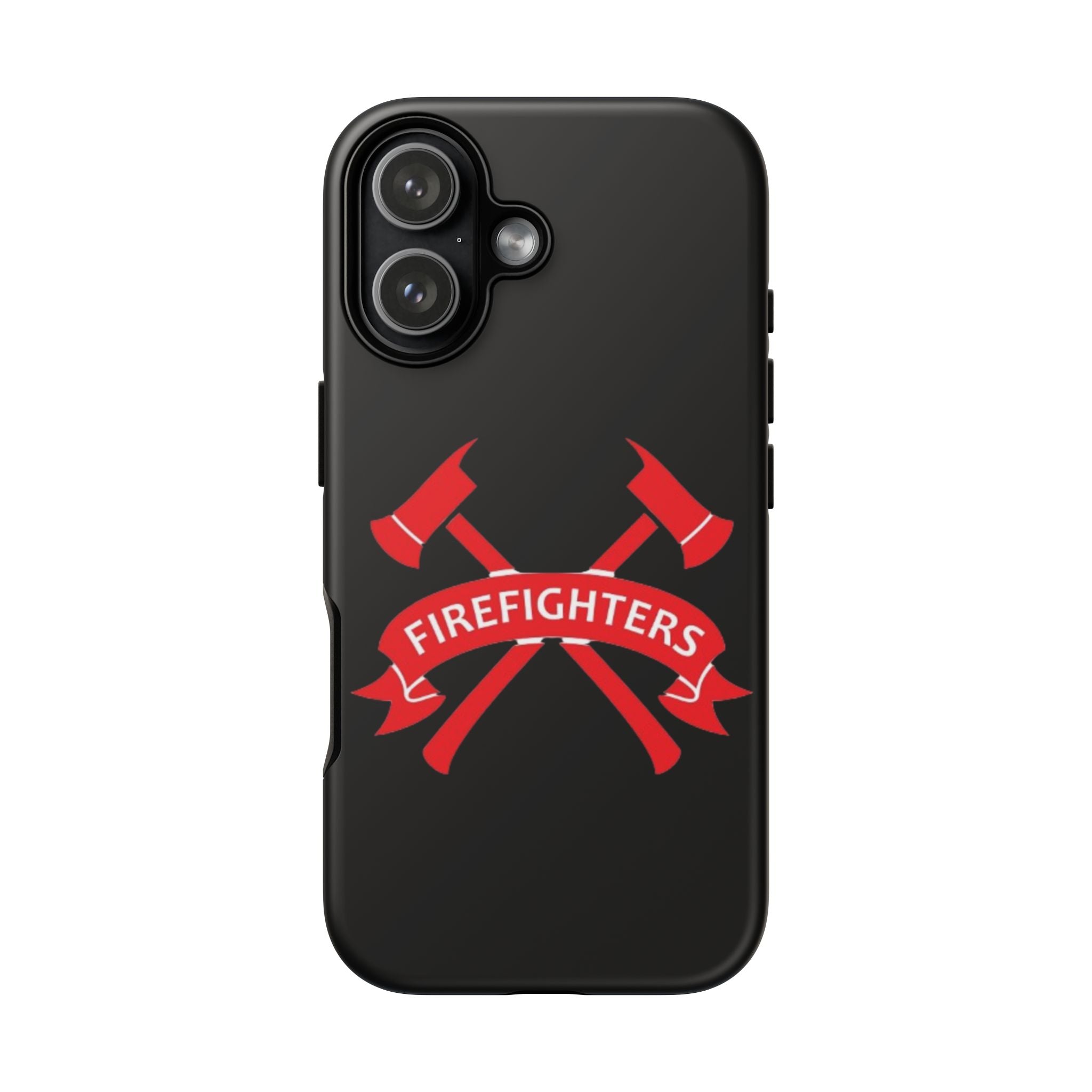 Firefighters Tough Phone Case — Red Crossed Axes Design