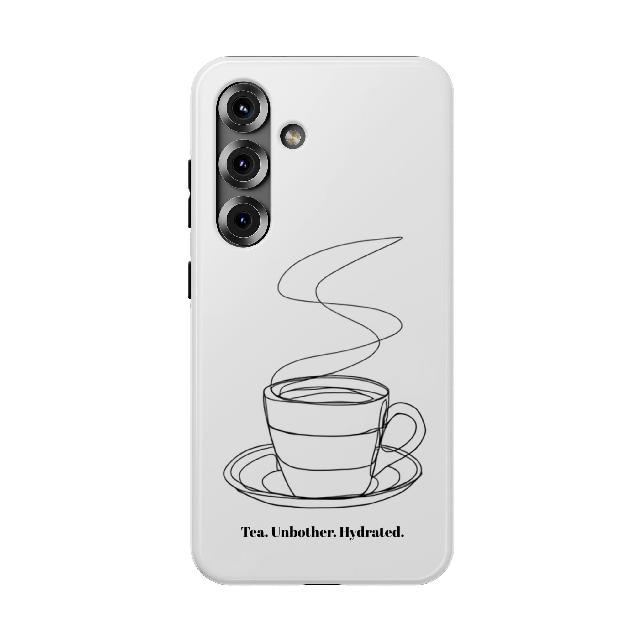 Tea Unbothered Hydrated Phone Case — Impact-Resistant