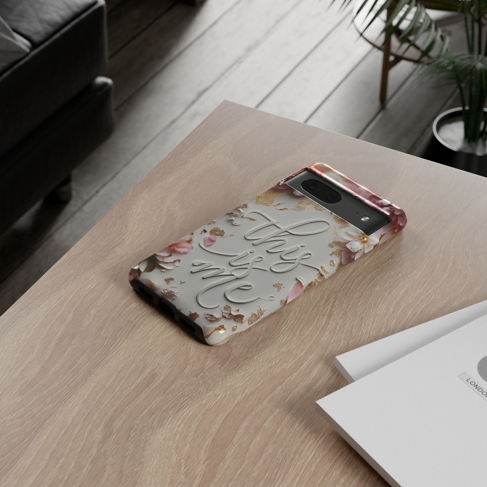 Phone Case — "This Is Me" Floral Tough Case