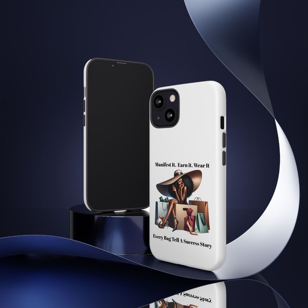 Phone Case - "Manifest It. Earn It. Wear It." Chic Shopper Design