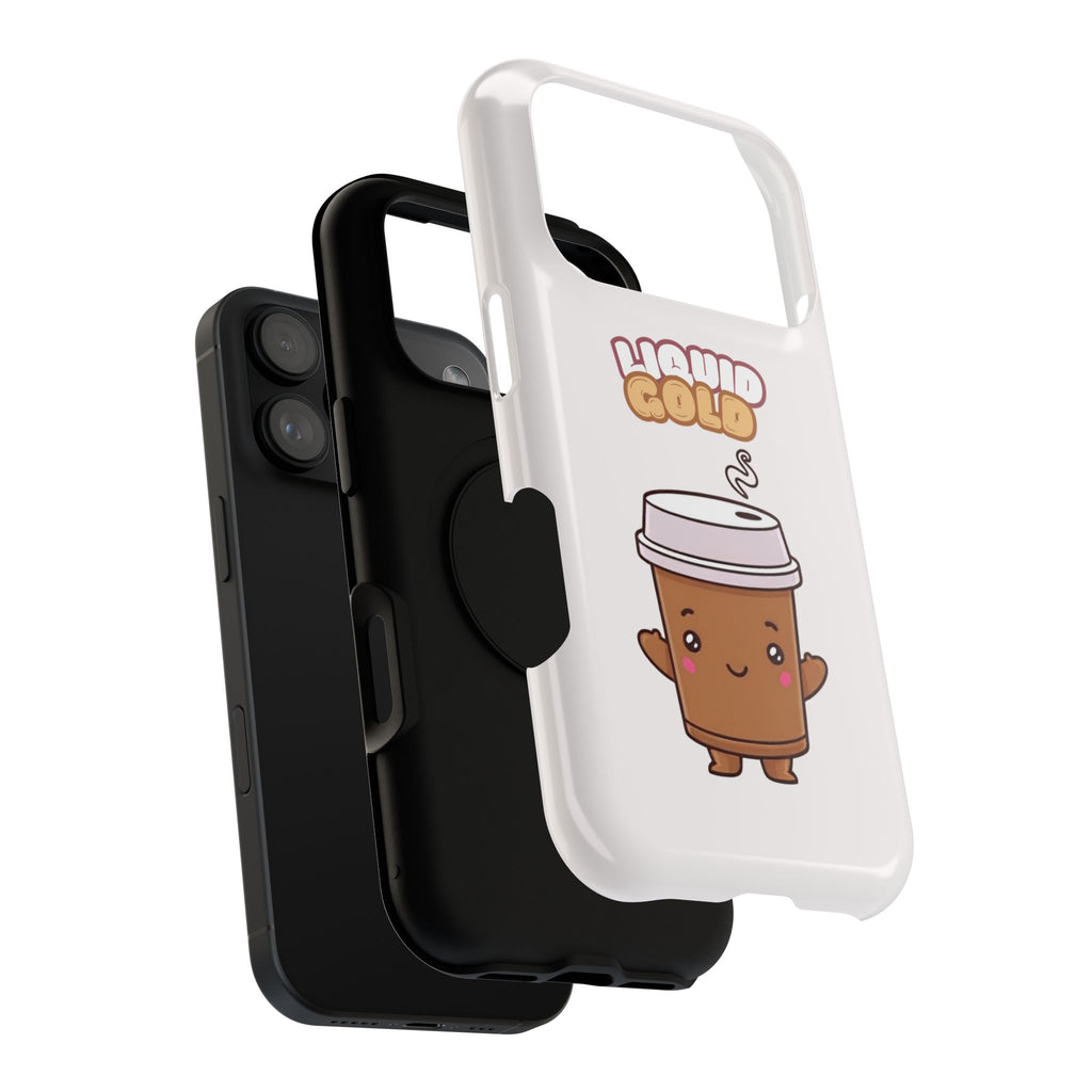 Coffee Cup Phone Case – “Liquid Gold” Cute Kawaii Espresso Impact-Resistant Case