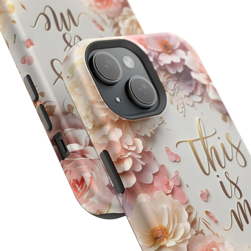 Floral "This Is Me" Phone Case — Impact-Resistant Floral Protective Cover