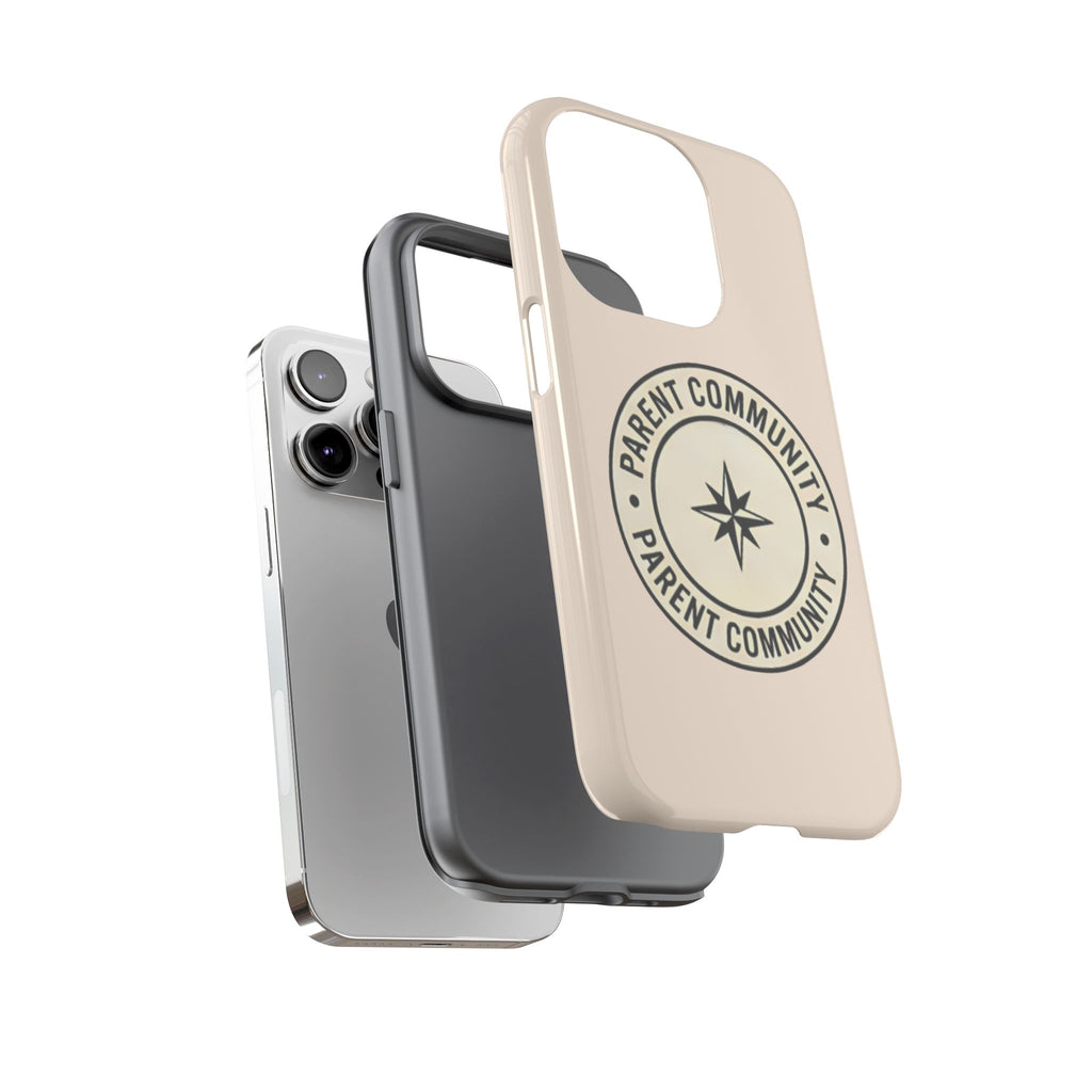 Parent Community Tough Phone Case — Durable Compass Logo Protective Cover