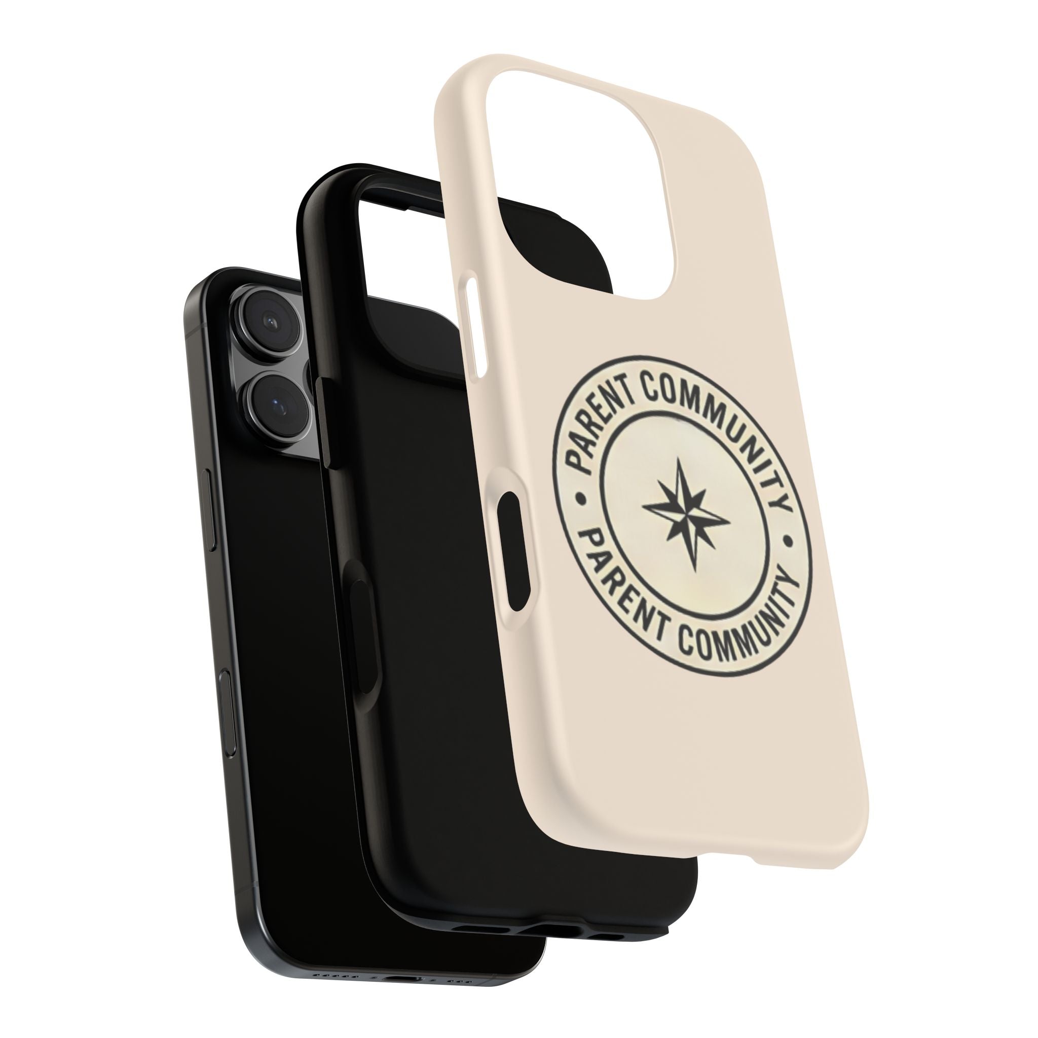 Parent Community Tough Phone Case — Durable Compass Logo Protective Cover