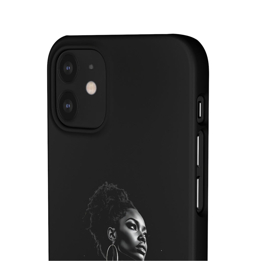 Phone Case — "Long Haul Loyalty" Black Portrait Snap Case