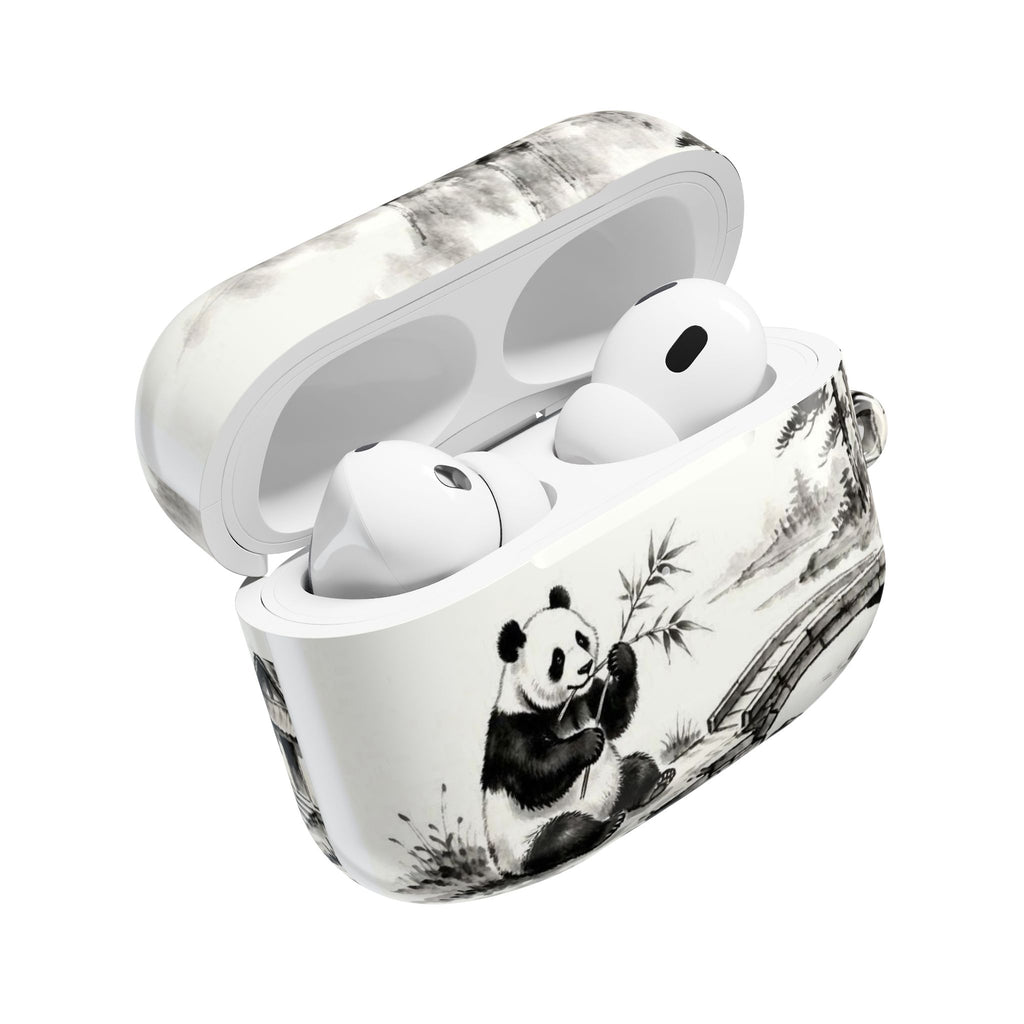 Panda Bamboo Landscape AirPod Case