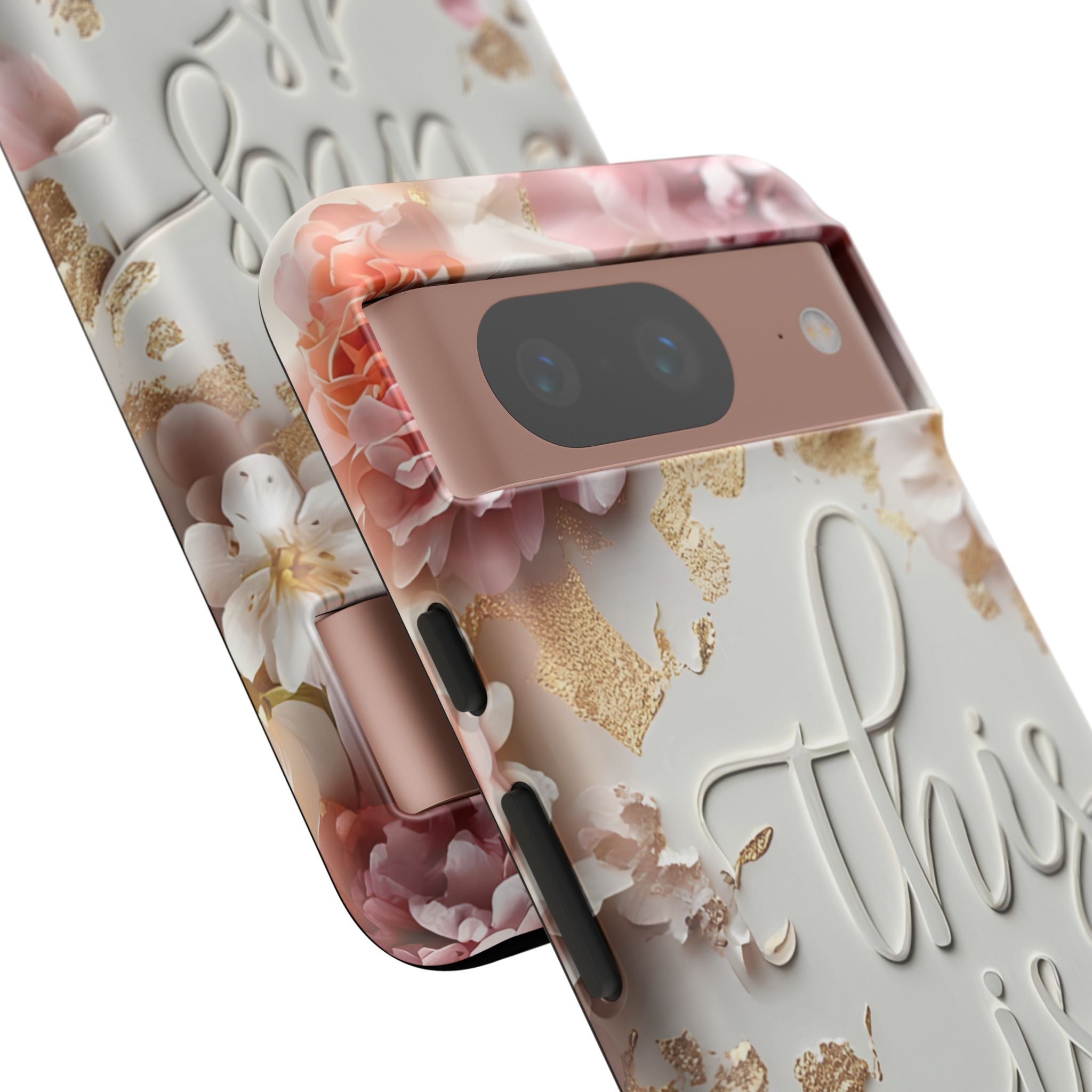 Phone Case — "This Is Me" Floral Tough Case