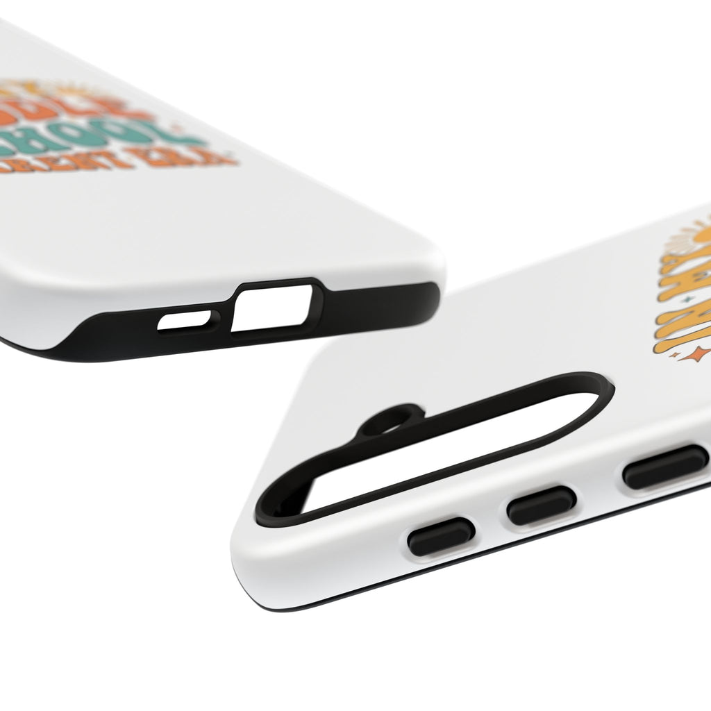 Middle School Parent Phone Case — "In My Middle School Parent Era" Retro Design