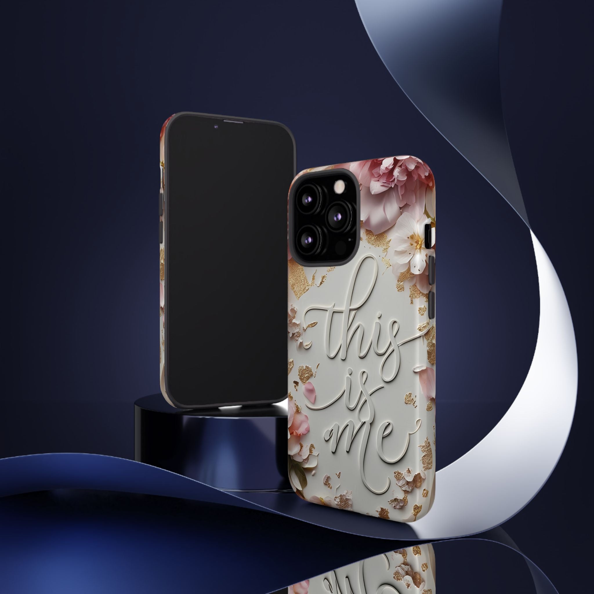 Phone Case — "This Is Me" Floral Tough Case