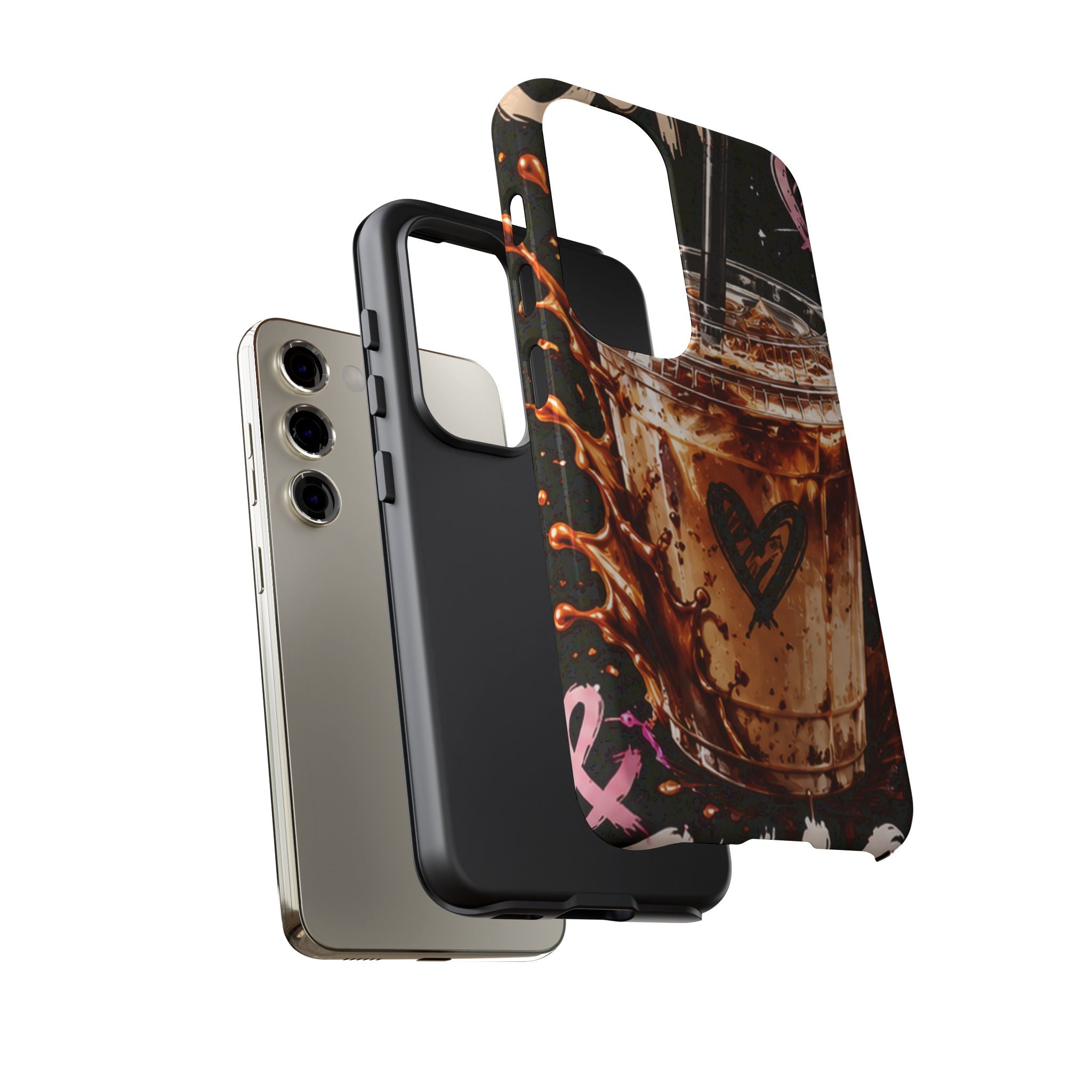 Iced Coffee Phone Case – 'Iced Coffee latte: Stylish Protective Case