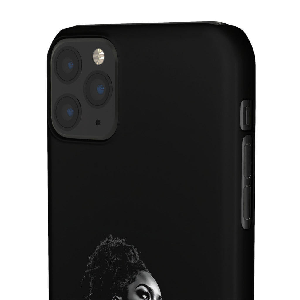 Phone Case — "Long Haul Loyalty" Black Portrait Snap Case