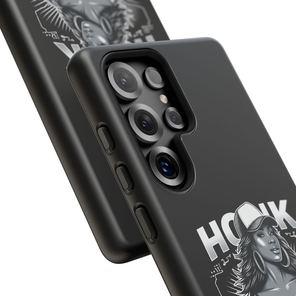 Phone Case — 'Honk' Trucker Girl Retro Semi Truck Protective Case