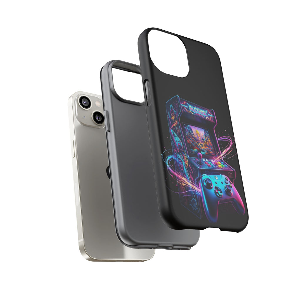 Retro Arcade Phone Case — Neon Gaming Controller Design