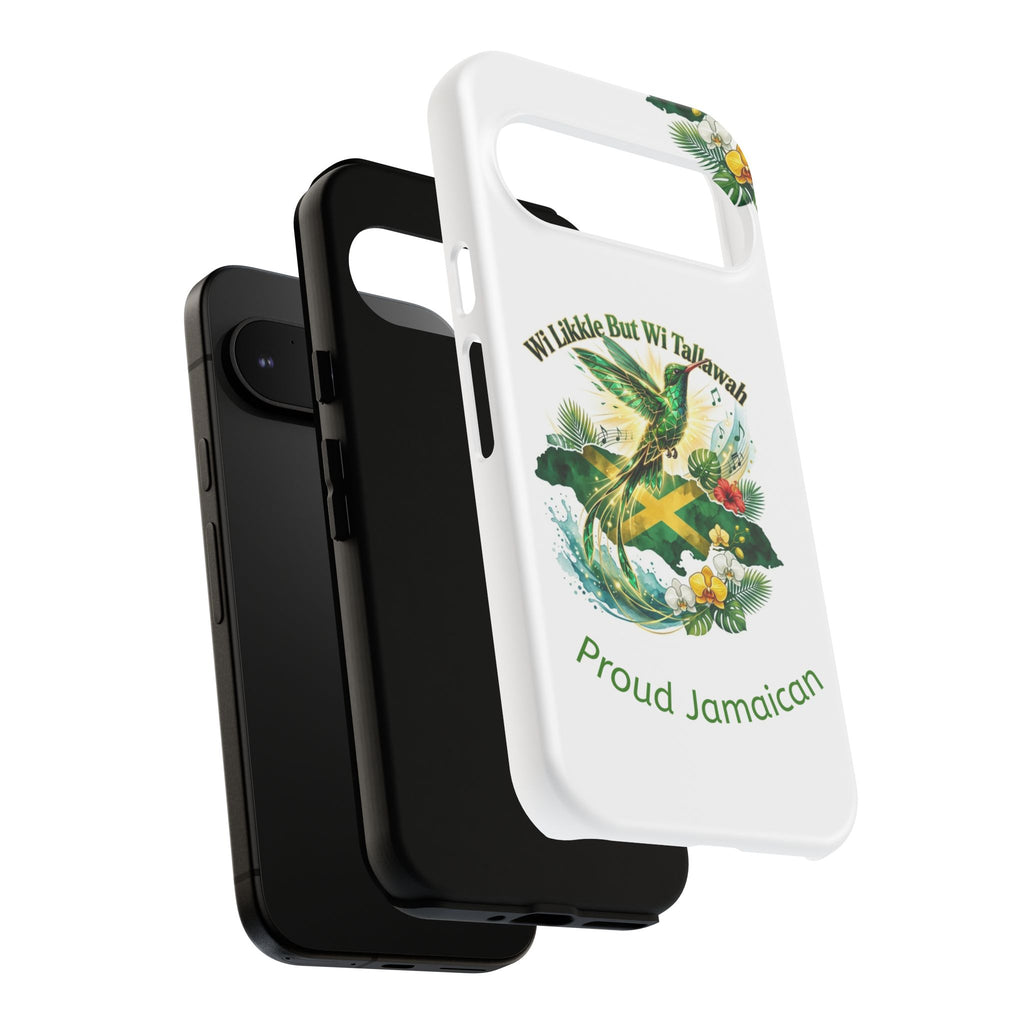Jamaica Hummingbird Phone Case — “Wi Likkle But Wi Tallawah” Tropical Protective Cover