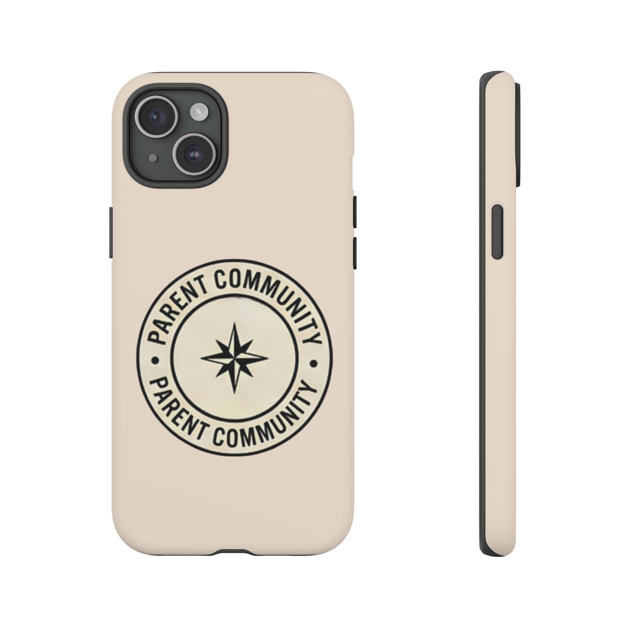 Parent Community Tough Phone Case — Durable Compass Logo Protective Cover