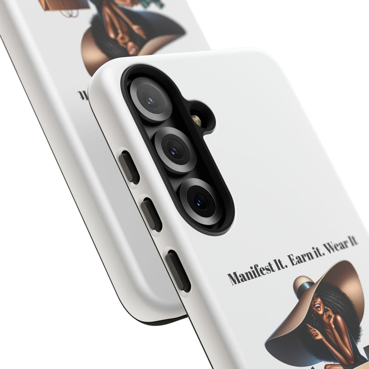 Phone Case - "Manifest It. Earn It. Wear It." Chic Shopper Design