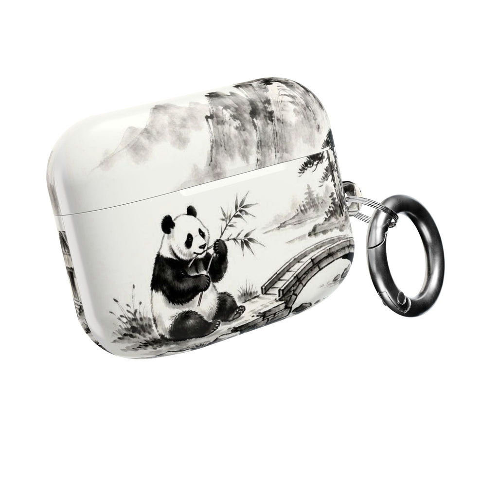 Panda Bamboo Landscape AirPod Case