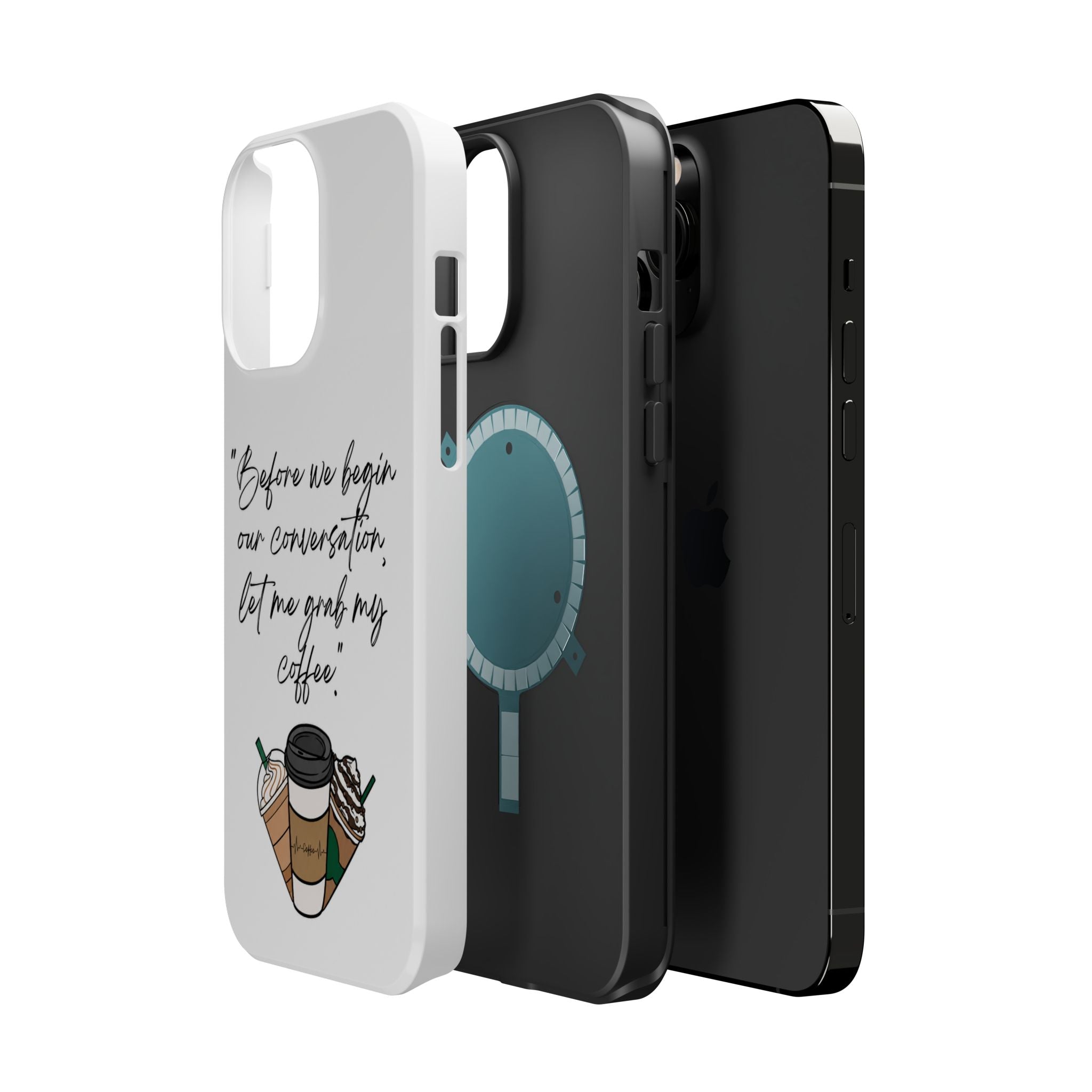 Coffee Quote Magnetic Impact-Resistant Phone Case
