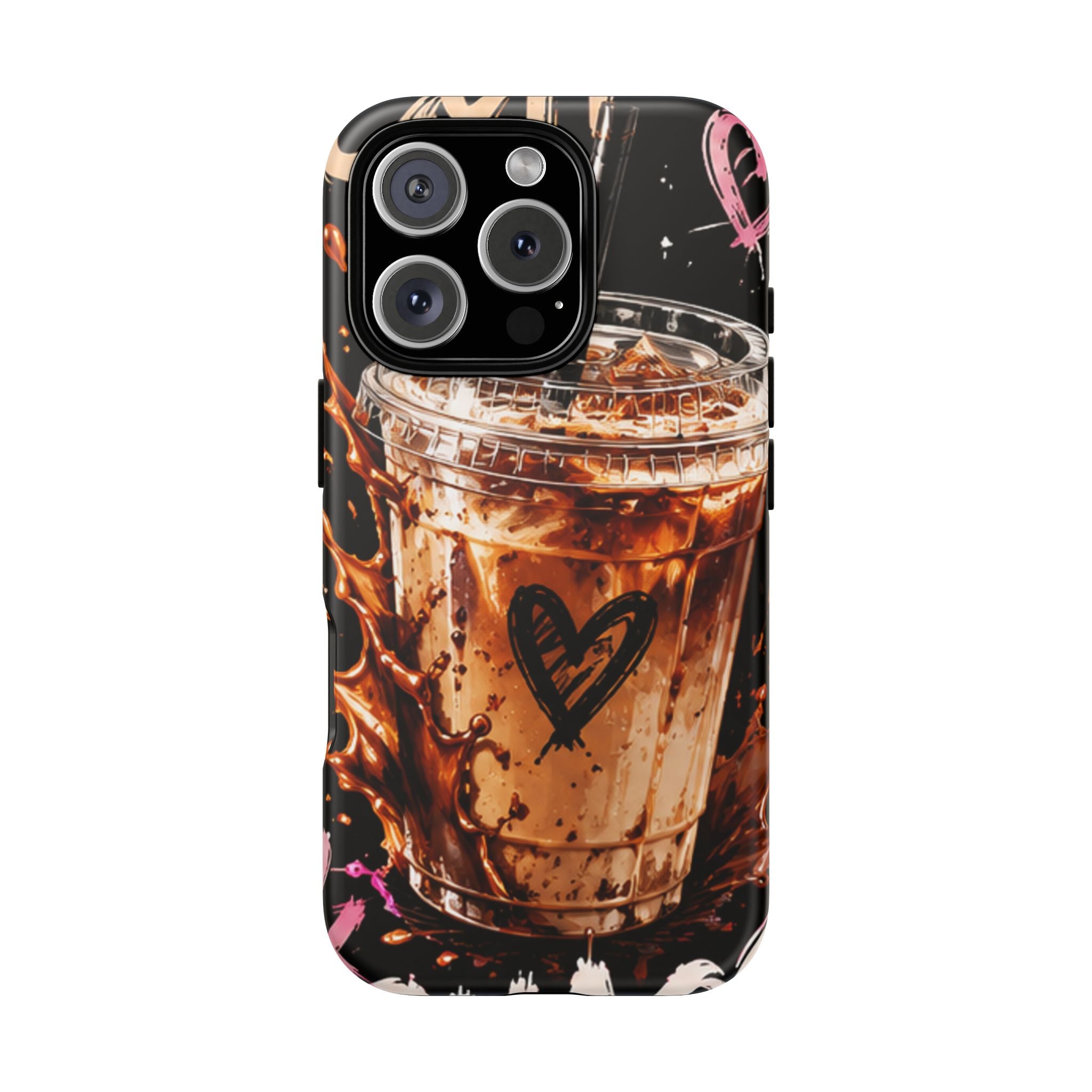 Iced Coffee Phone Case – 'Iced Coffee latte: Stylish Protective Case
