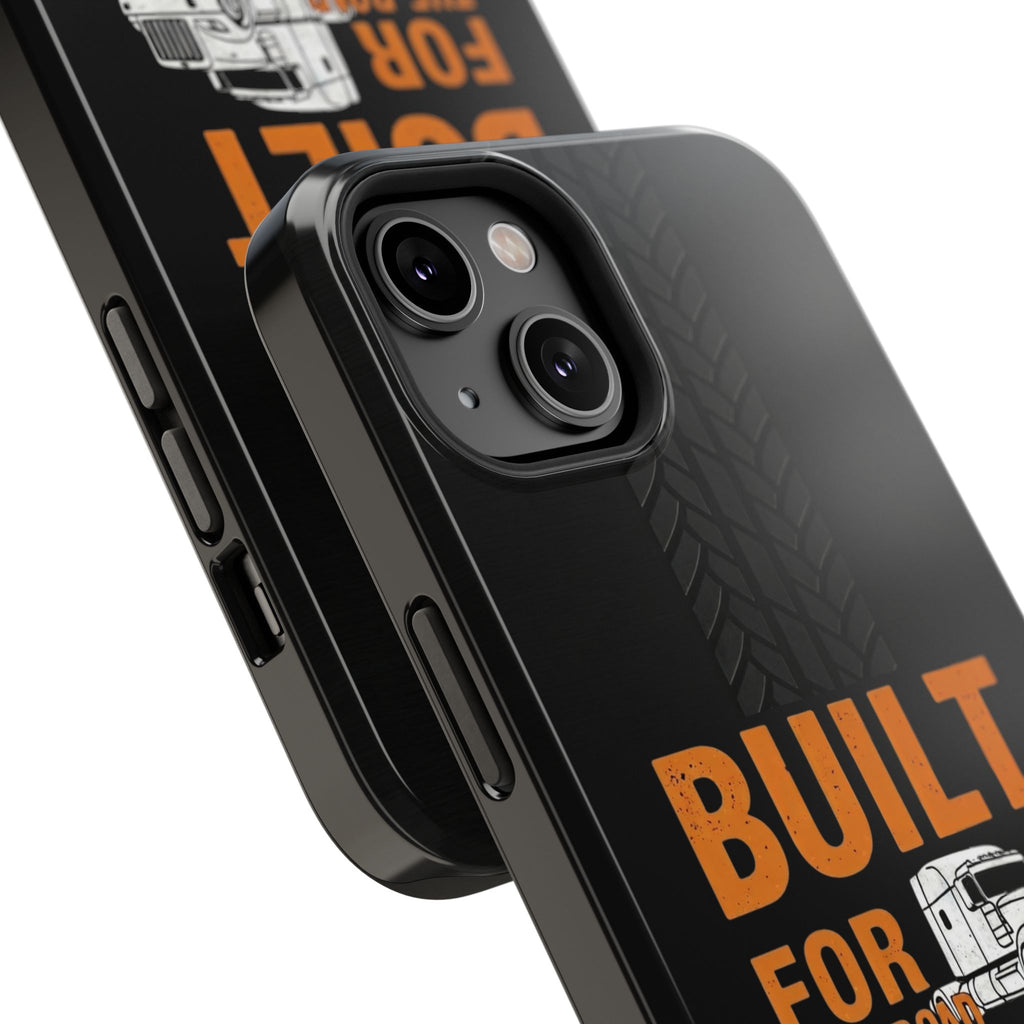 Phone Case — "Built for the Road" Truck Tire-Track Impact-Resistant Case