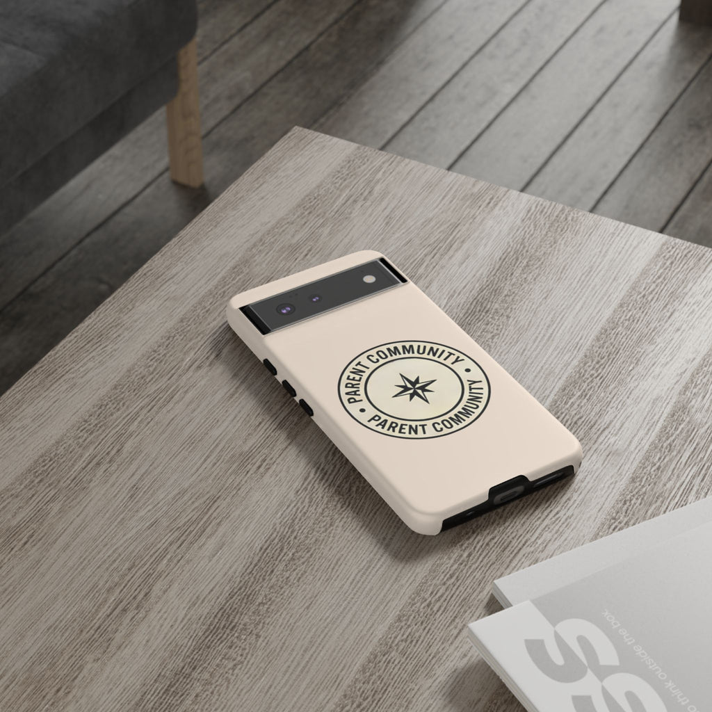 Parent Community Tough Phone Case — Durable Compass Logo Protective Cover