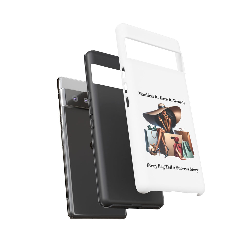 Phone Case - "Manifest It. Earn It. Wear It." Chic Shopper Design