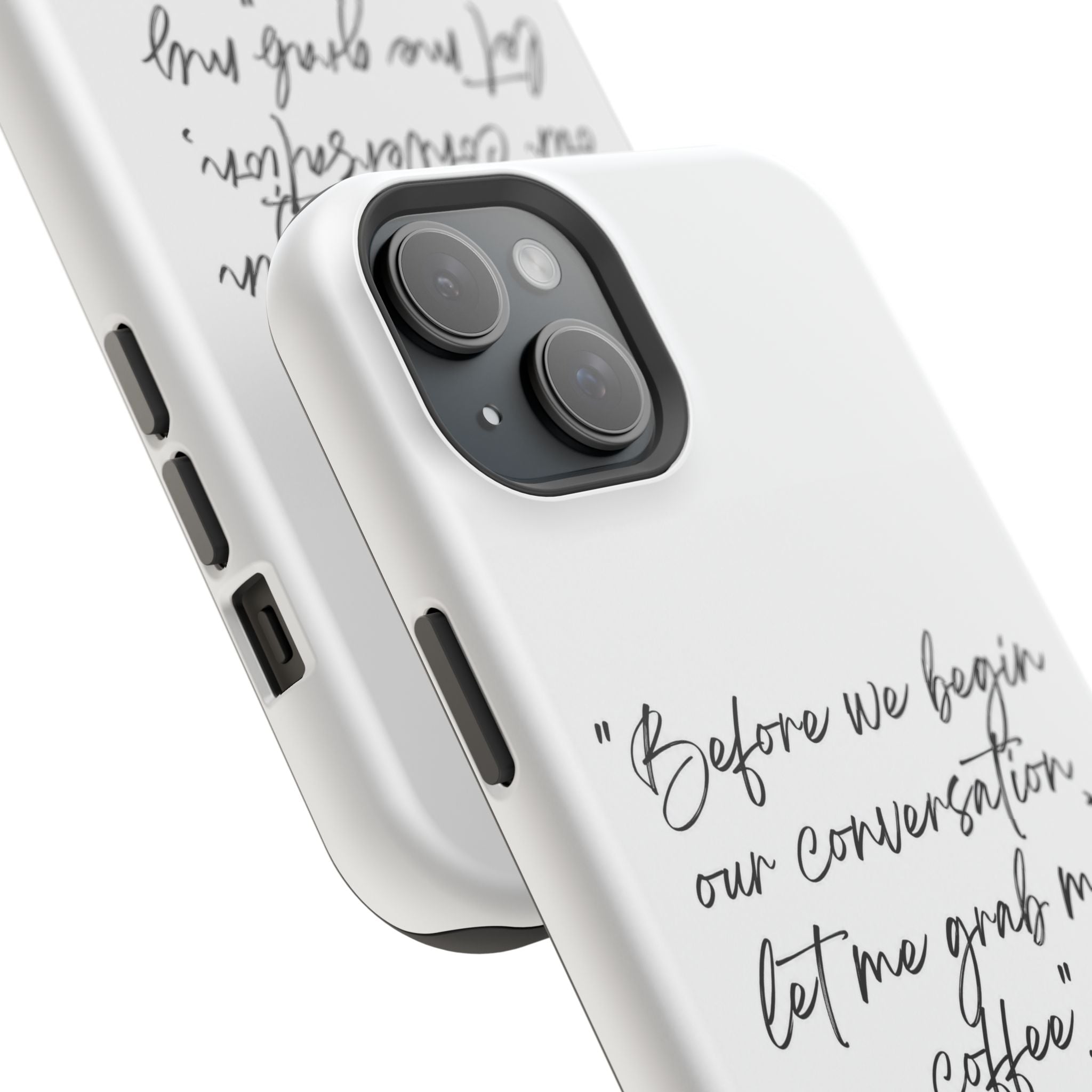 Coffee Quote Magnetic Impact-Resistant Phone Case