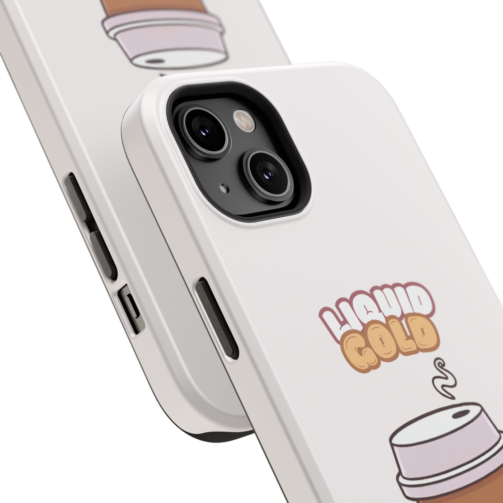Coffee Cup Phone Case – “Liquid Gold” Cute Kawaii Espresso Impact-Resistant Case