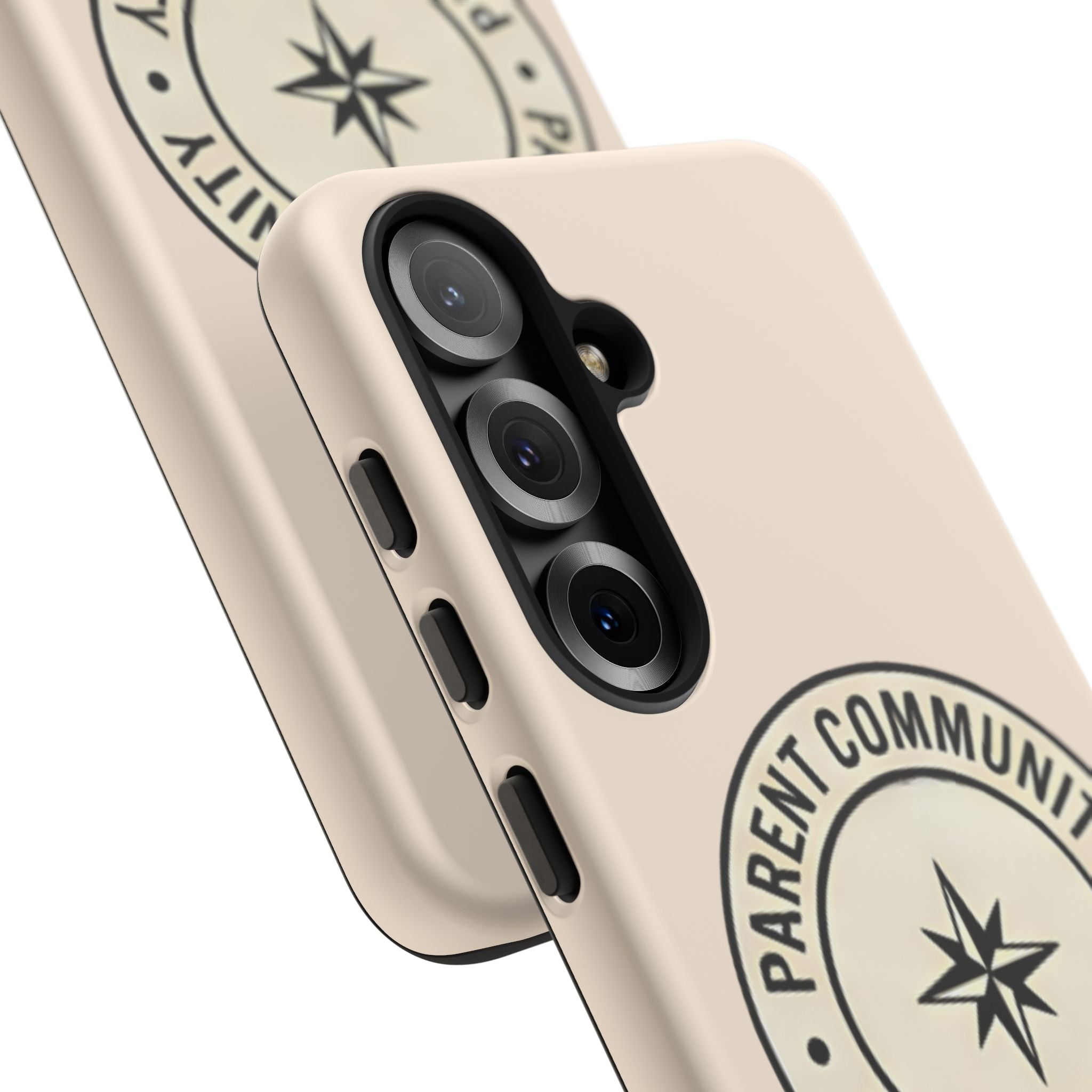 Parent Community Tough Phone Case — Durable Compass Logo Protective Cover