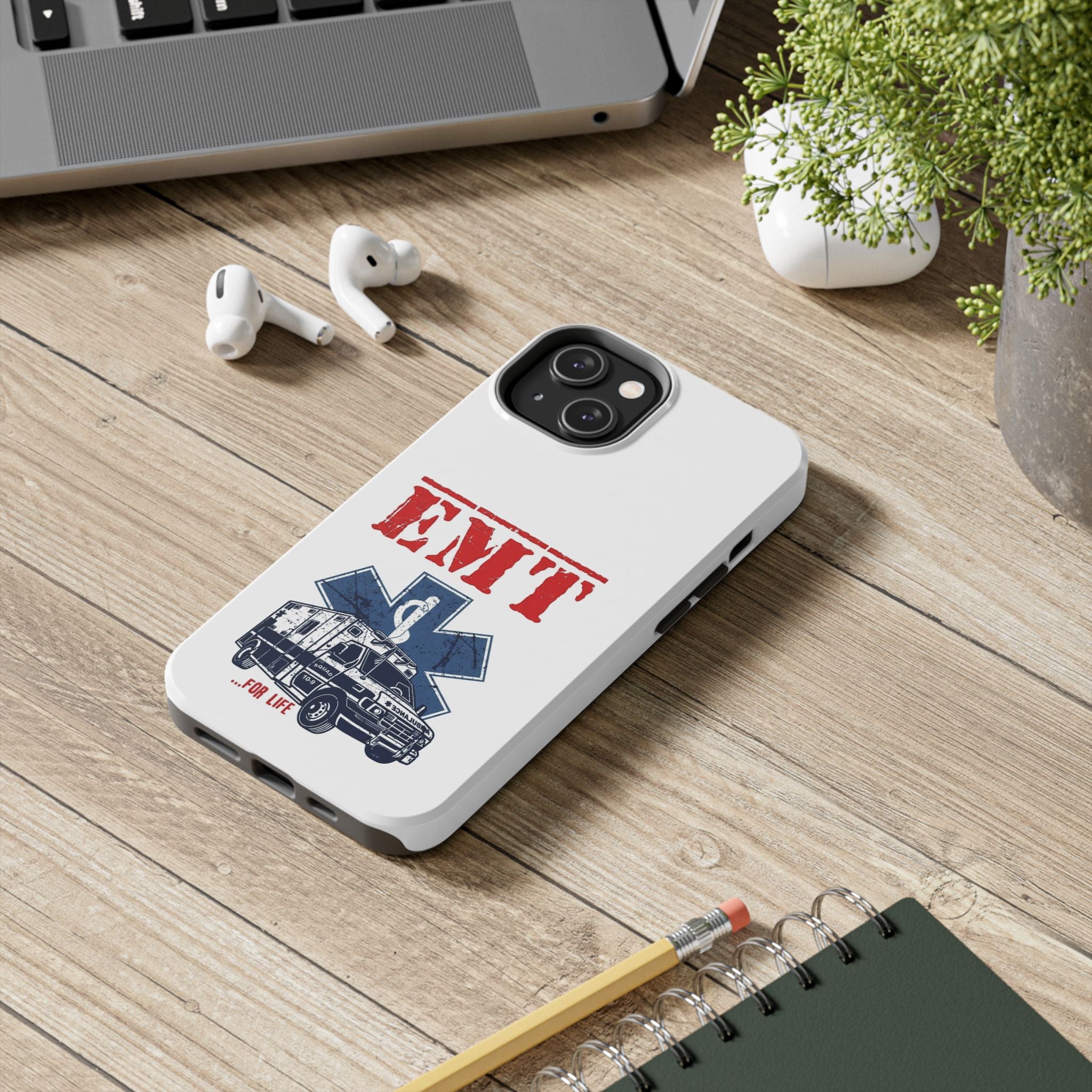 EMT ambulance graphic Phone Case | Emergency Medical Technician design