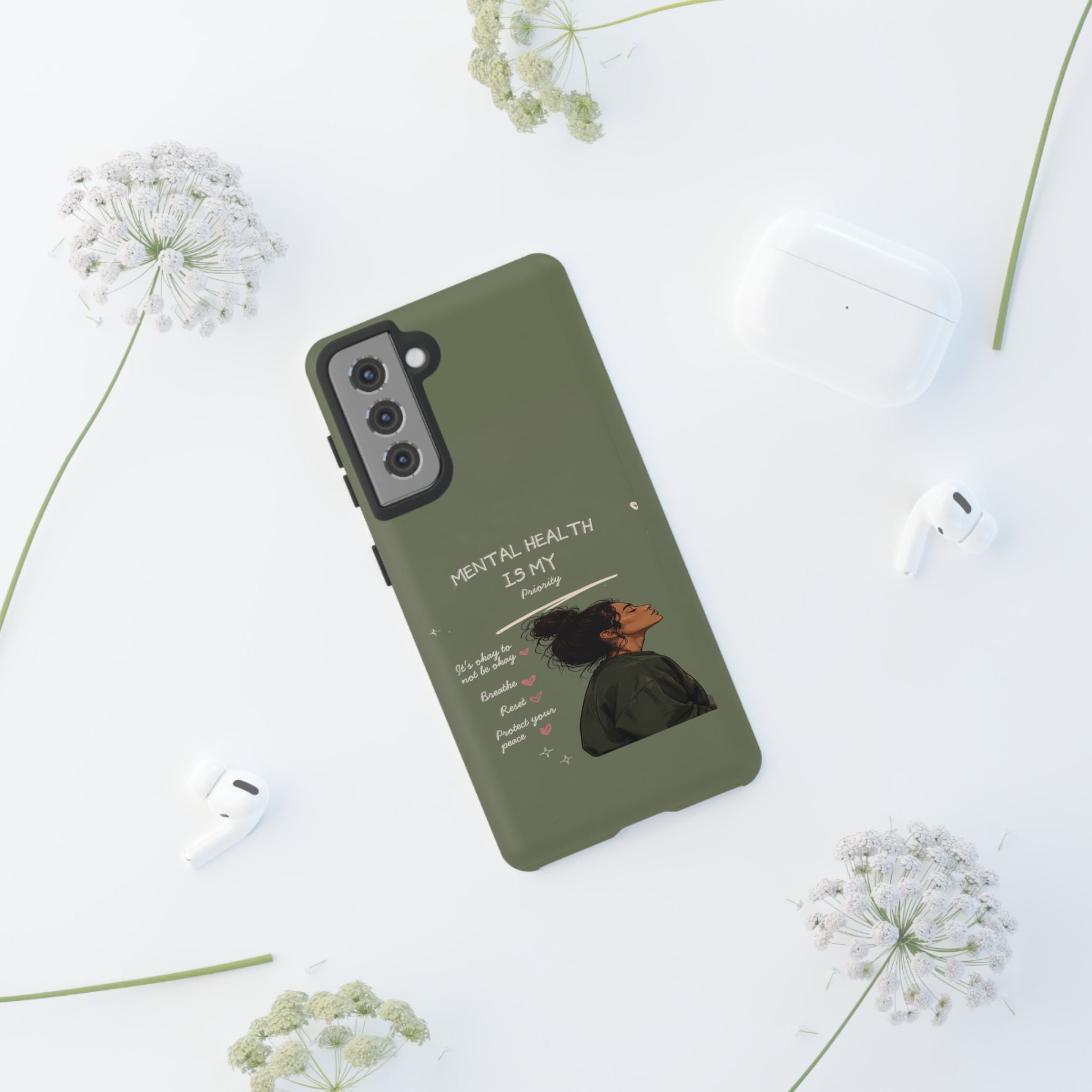 Mental Health Is My Priority Phone Case — Inspirational Protective iPhone Cover