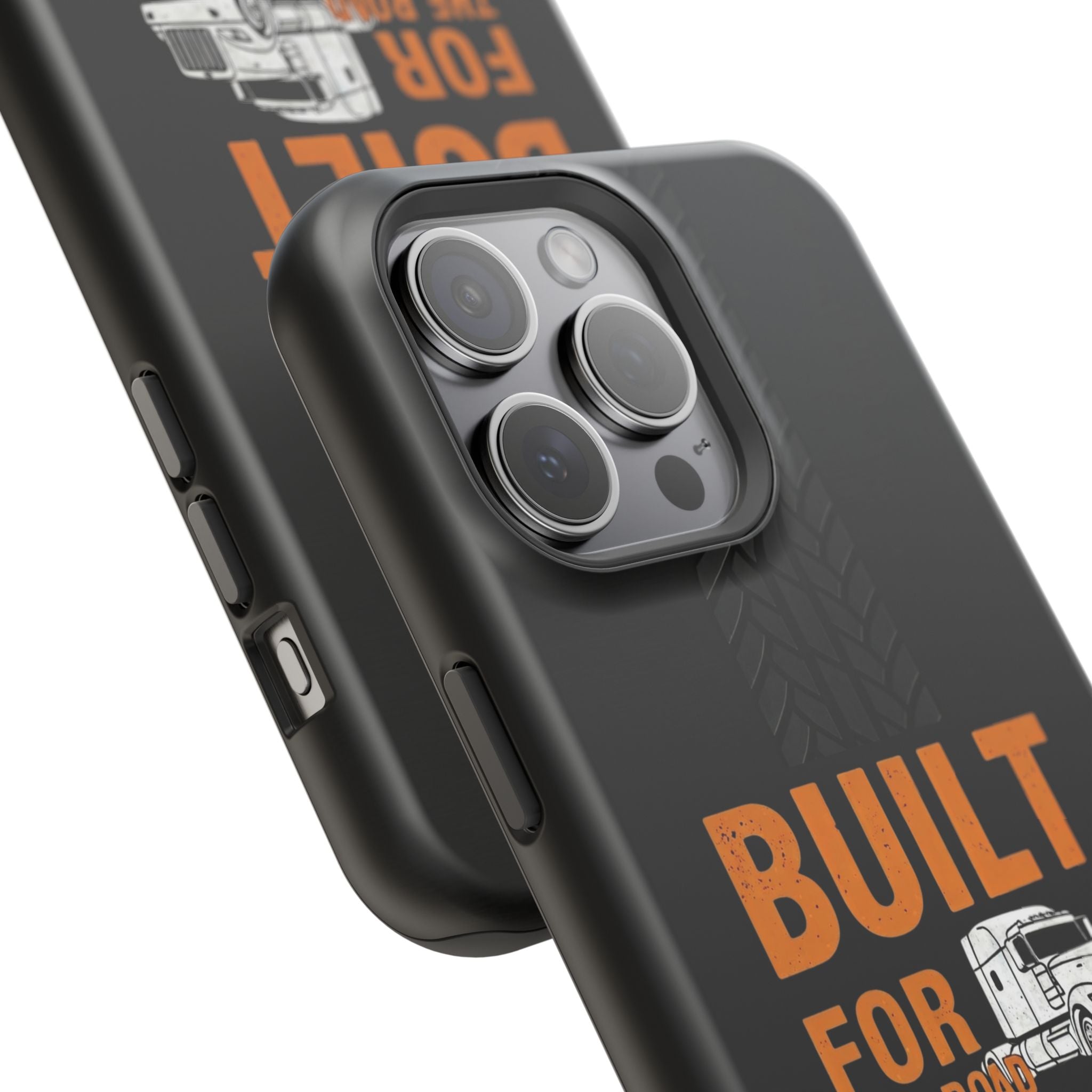 Phone Case — "Built for the Road" Truck Tire-Track Impact-Resistant Case