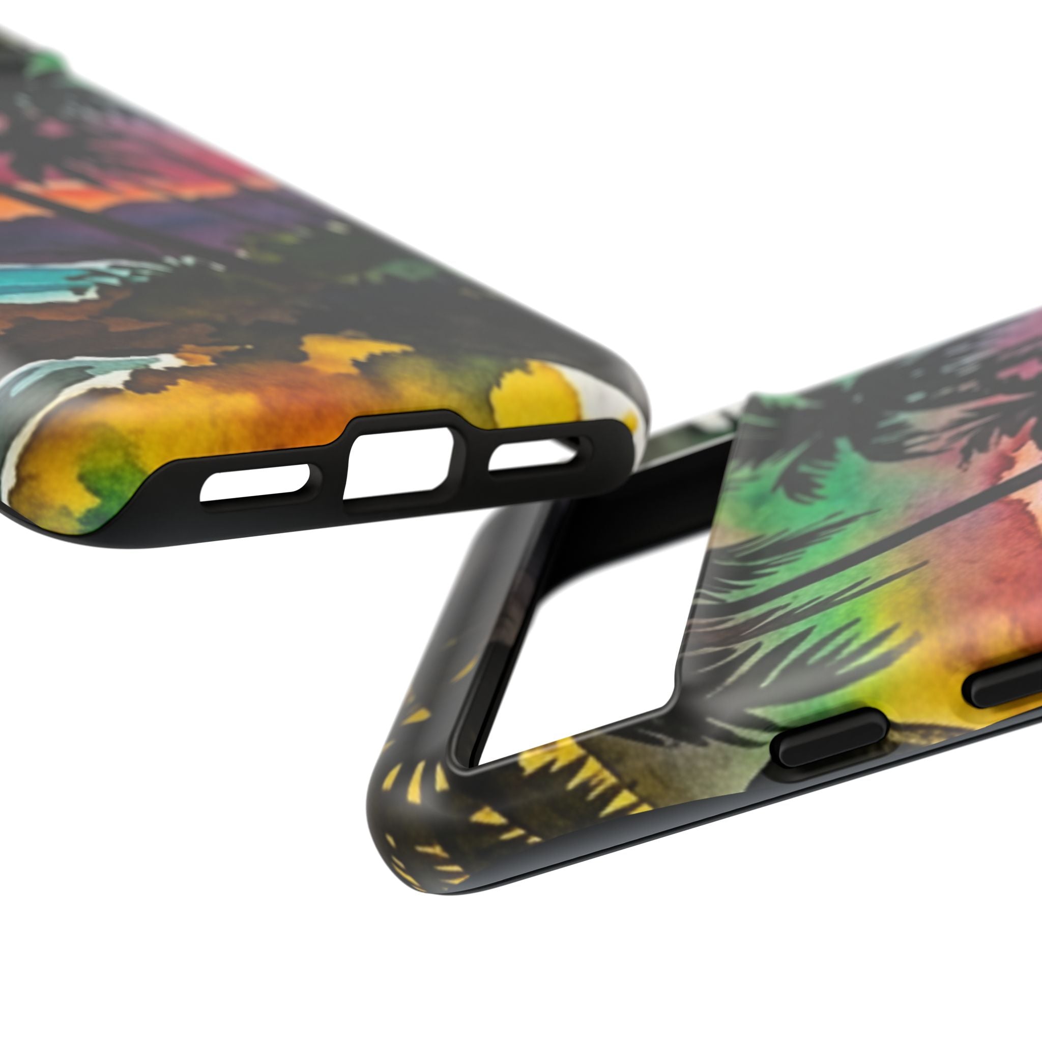 Tropical Sunset Phone Case – Palm Tree Beach Protective Cover