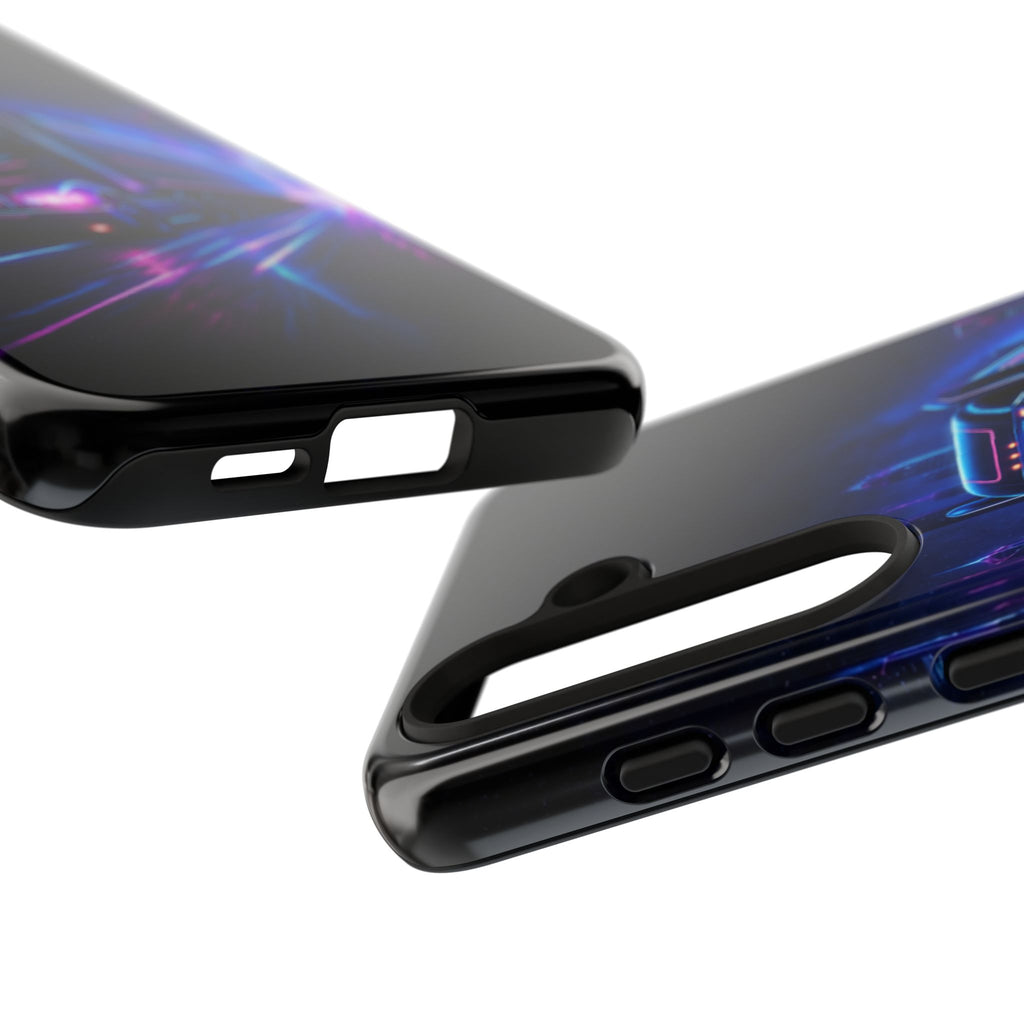Neon Retro Rig Phone Case — Trucker Semi Truck Nightscape Protective Case