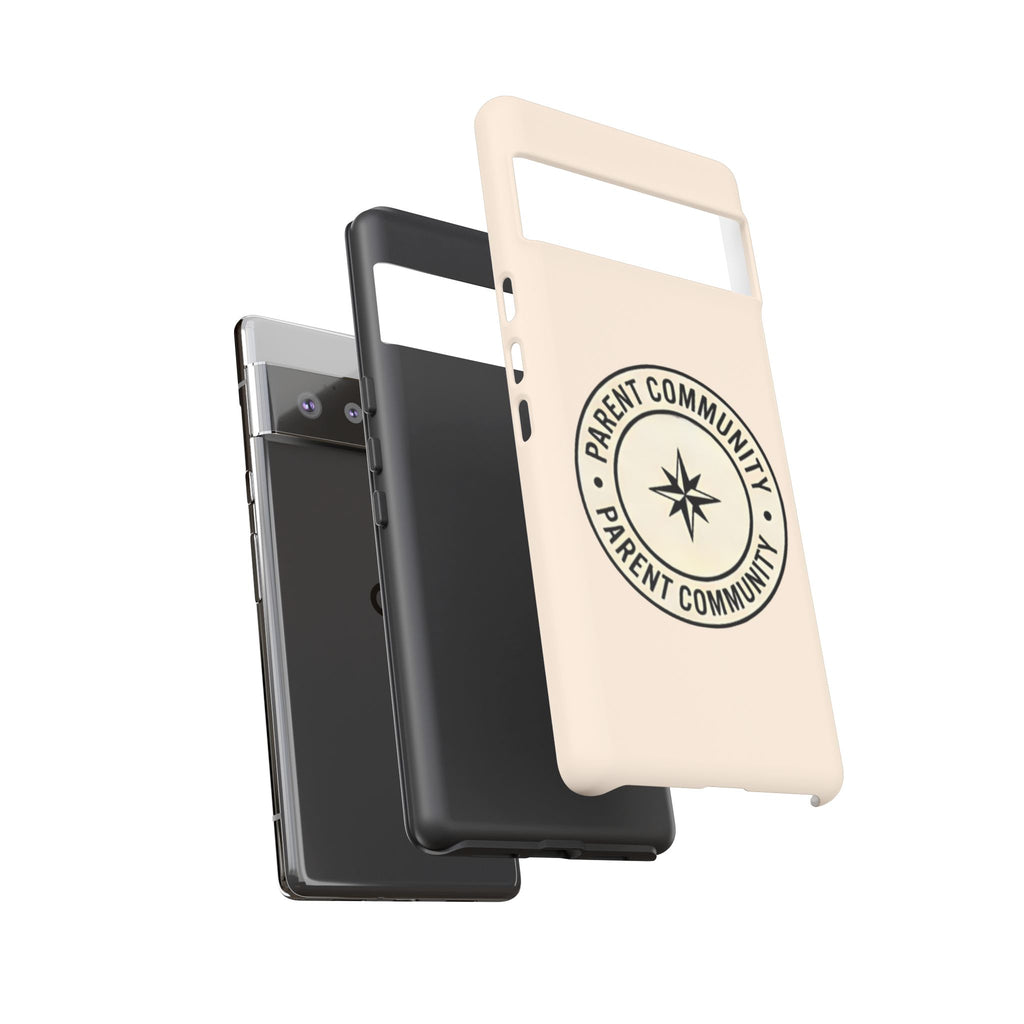 Parent Community Tough Phone Case — Durable Compass Logo Protective Cover