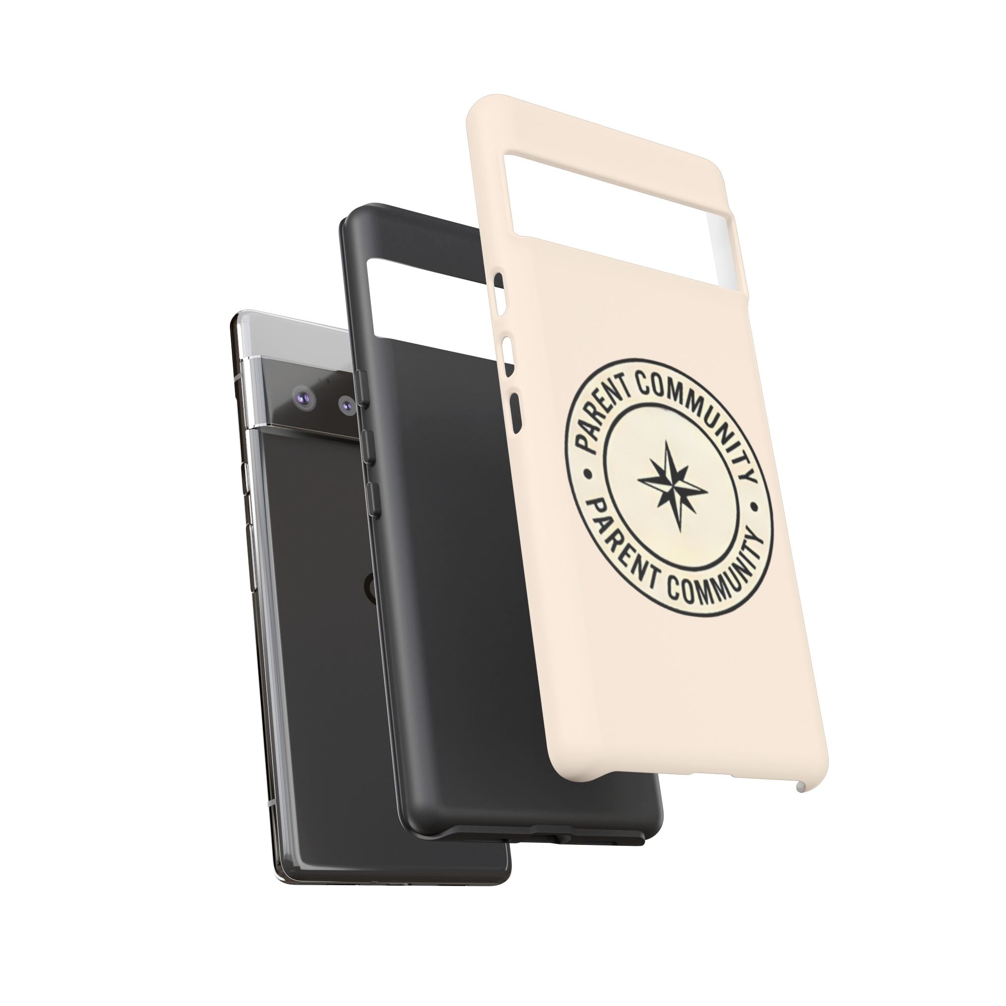 Parent Community Tough Phone Case — Durable Compass Logo Protective Cover