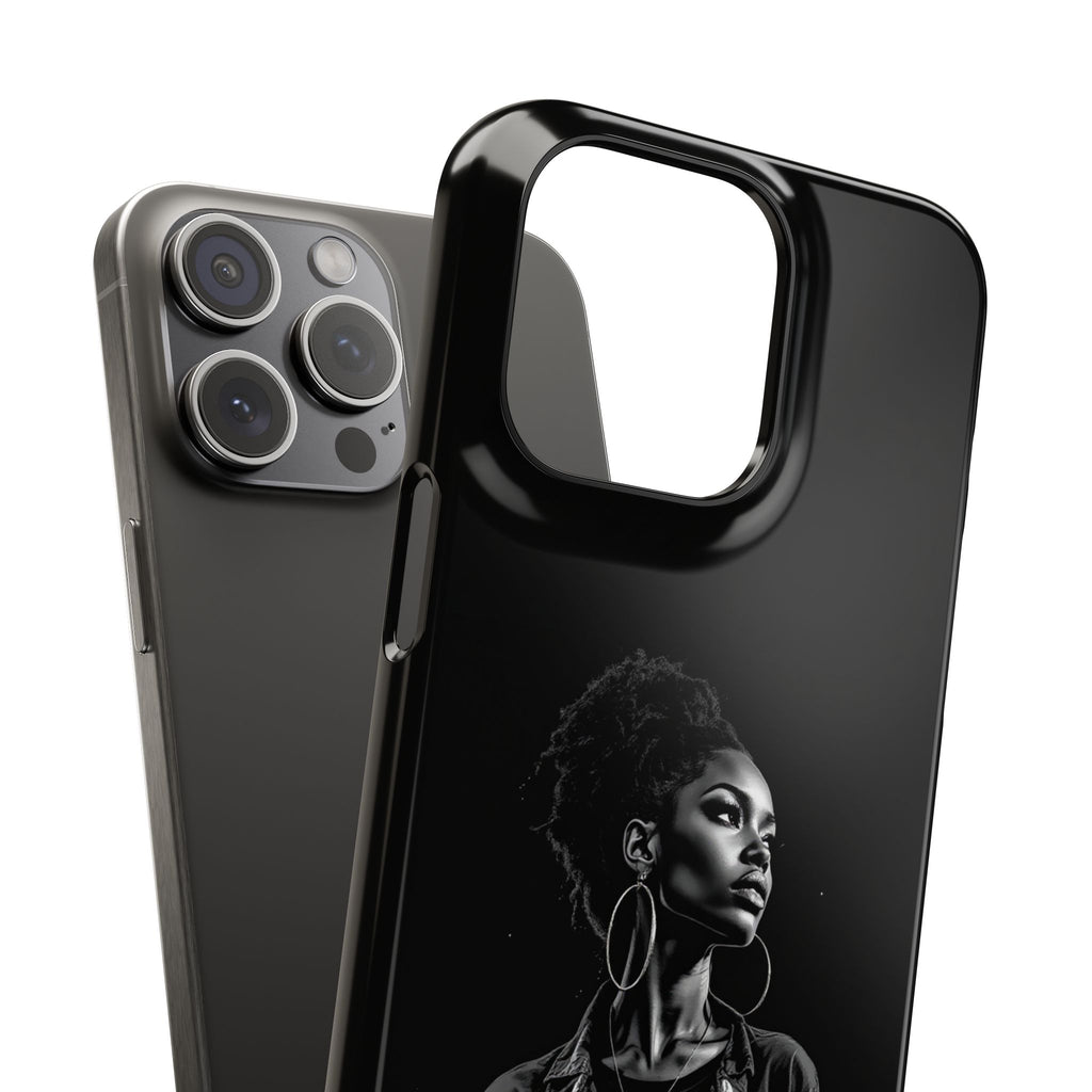 Phone Case — "Long Haul Loyalty" Black Portrait Snap Case