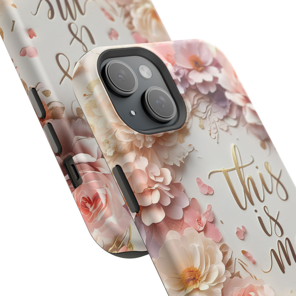 Floral "This Is Me" Phone Case — Impact-Resistant Floral Protective Cover