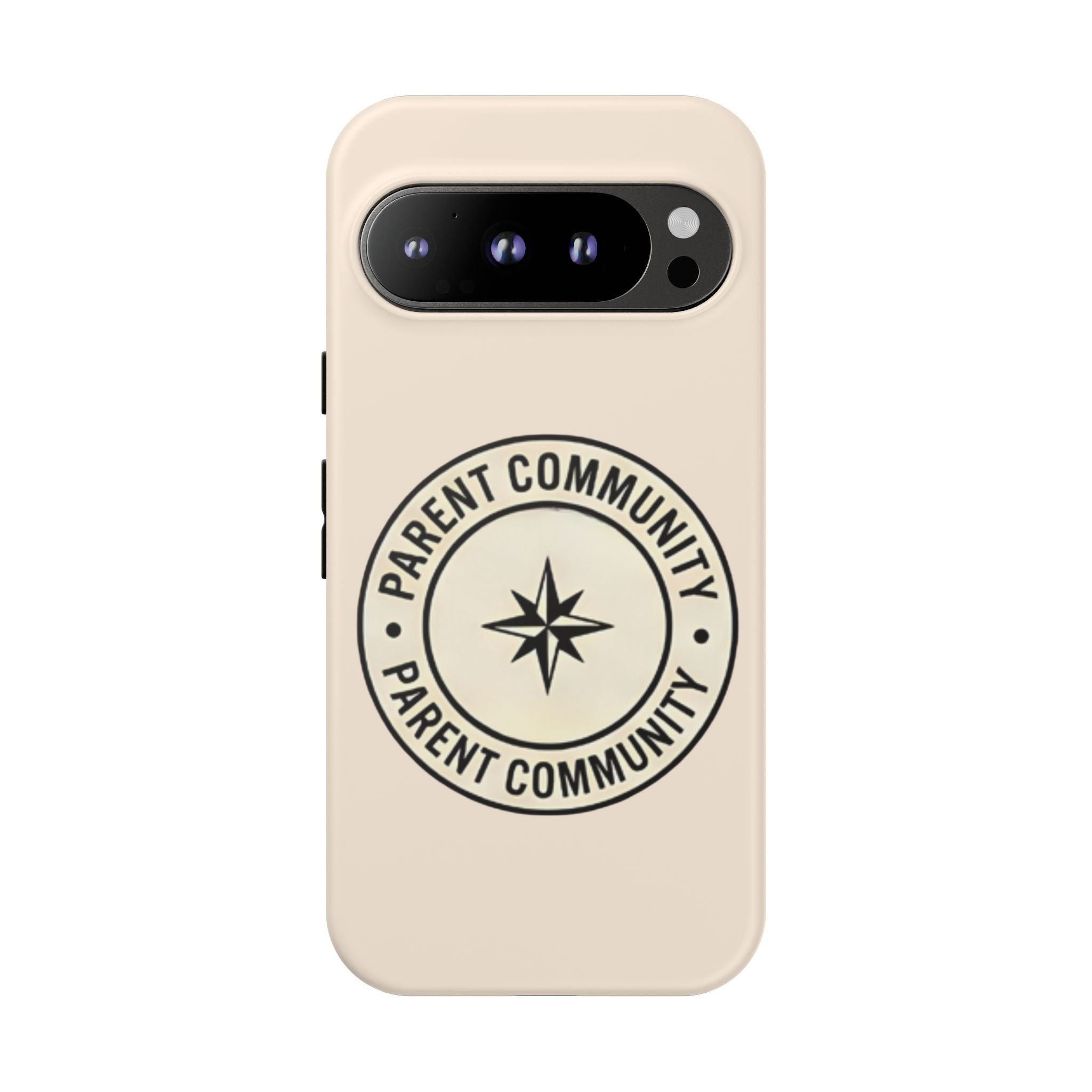 Parent Community Tough Phone Case — Durable Compass Logo Protective Cover