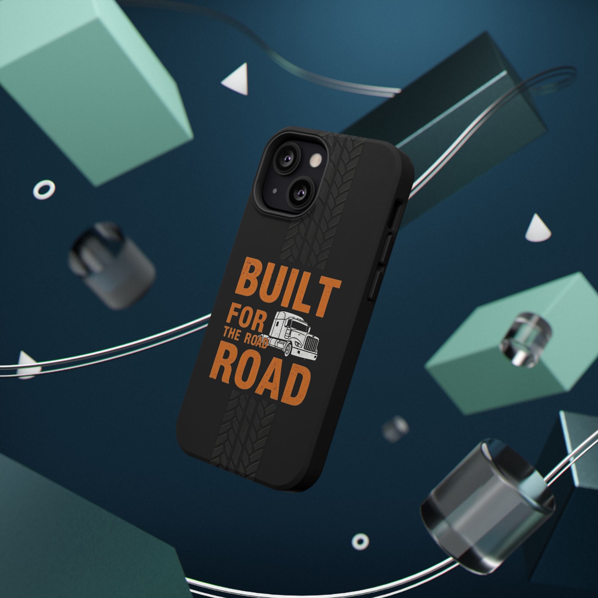 Phone Case — "Built for the Road" Truck Tire-Track Impact-Resistant Case