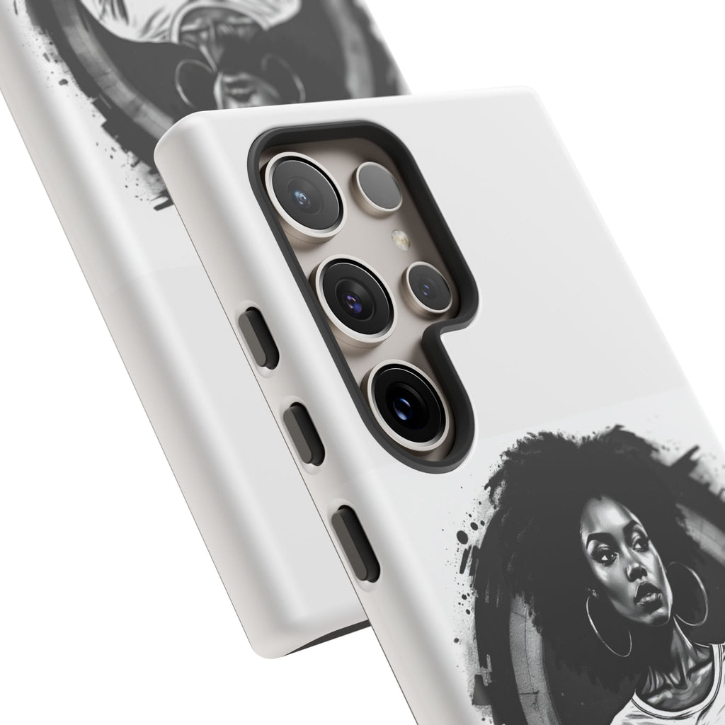 Phone Case — "Long Haul Loyalty" Black & White Portrait Protective Case