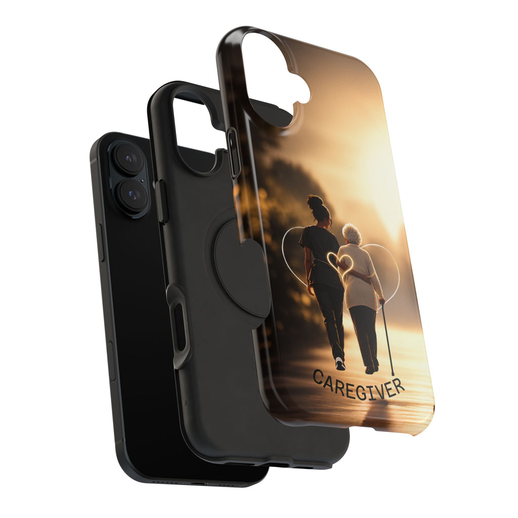 Caregiver Phone Case — Impact-Resistant Protective Case with Heart Design
