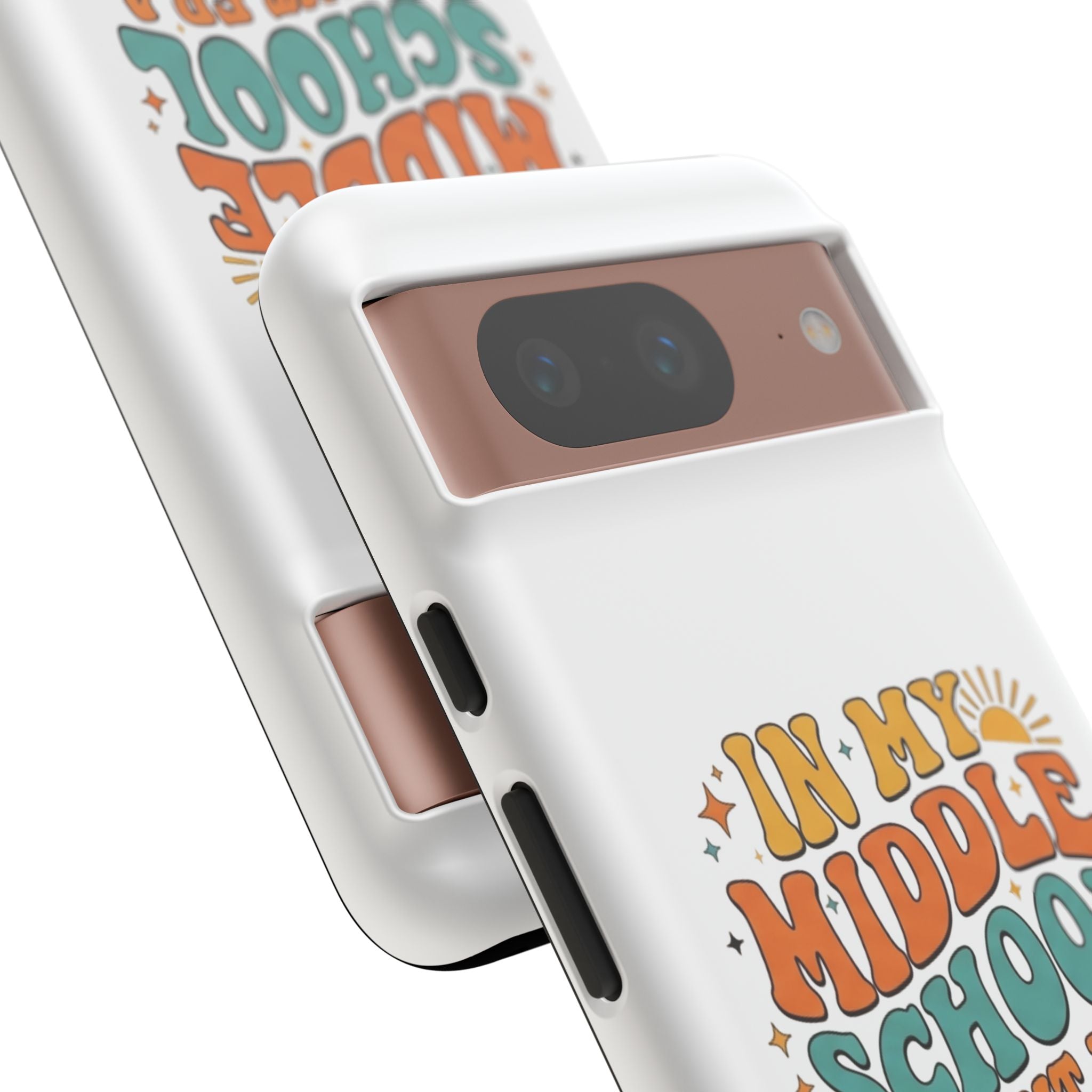 Middle School Parent Phone Case — "In My Middle School Parent Era" Retro Design