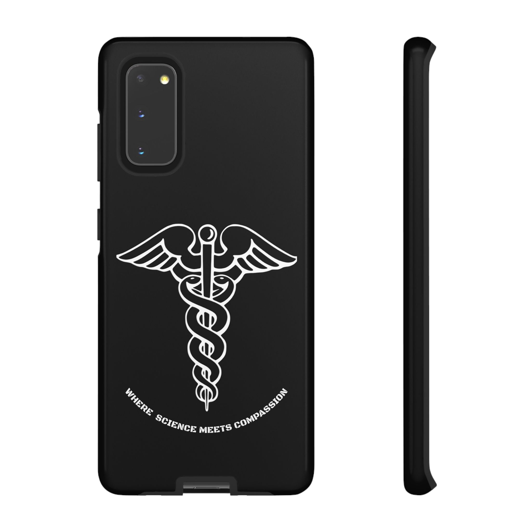 Medical Caduceus Phone Case — "Where Science Meets Compassion" Protective iPhone Cover