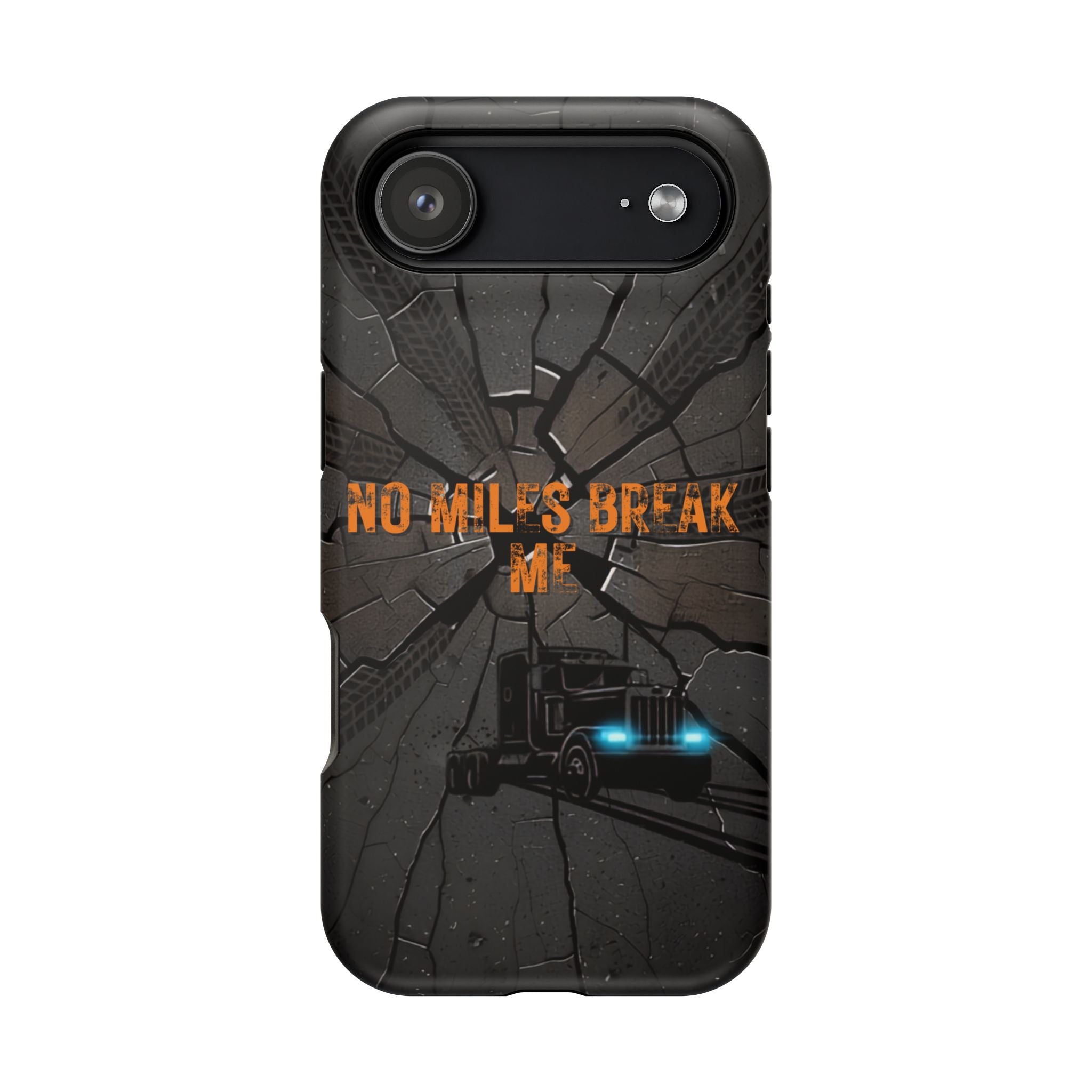 Phone Case — Fiery Semi Truck Magnetic Impact-Resistant Case