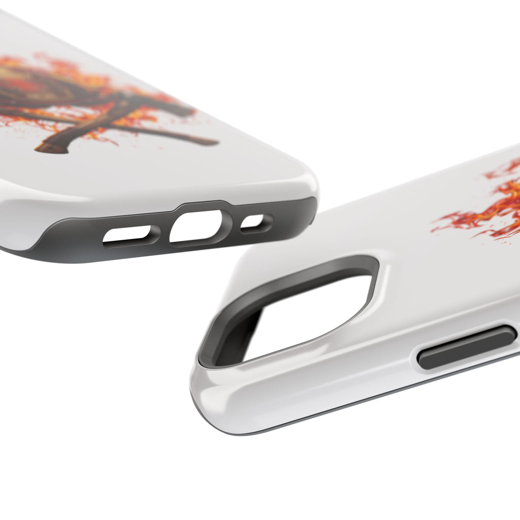 Firefighter Helmet Flames Phone Case — Station 117 Magnetic Impact-Resistant Case