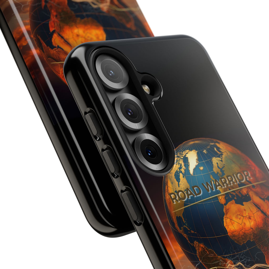 Truck Driver Phone Case — 'Global Road Warrior' Semi Truck Globe Tough Phone Cover
