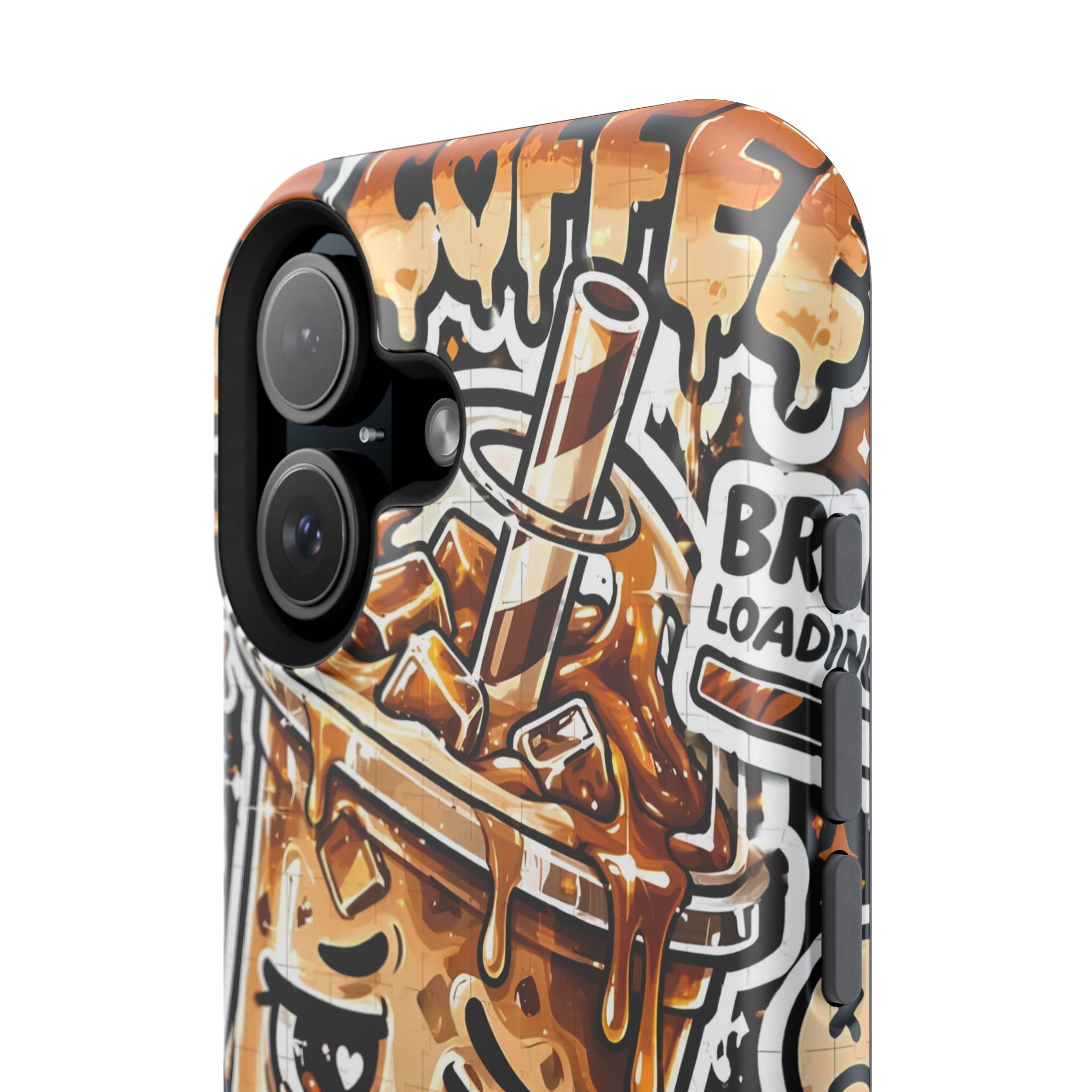 Iced Coffee Phone Case — “Sippin' & Survivin'” Magnetic Impact-Resistant Case