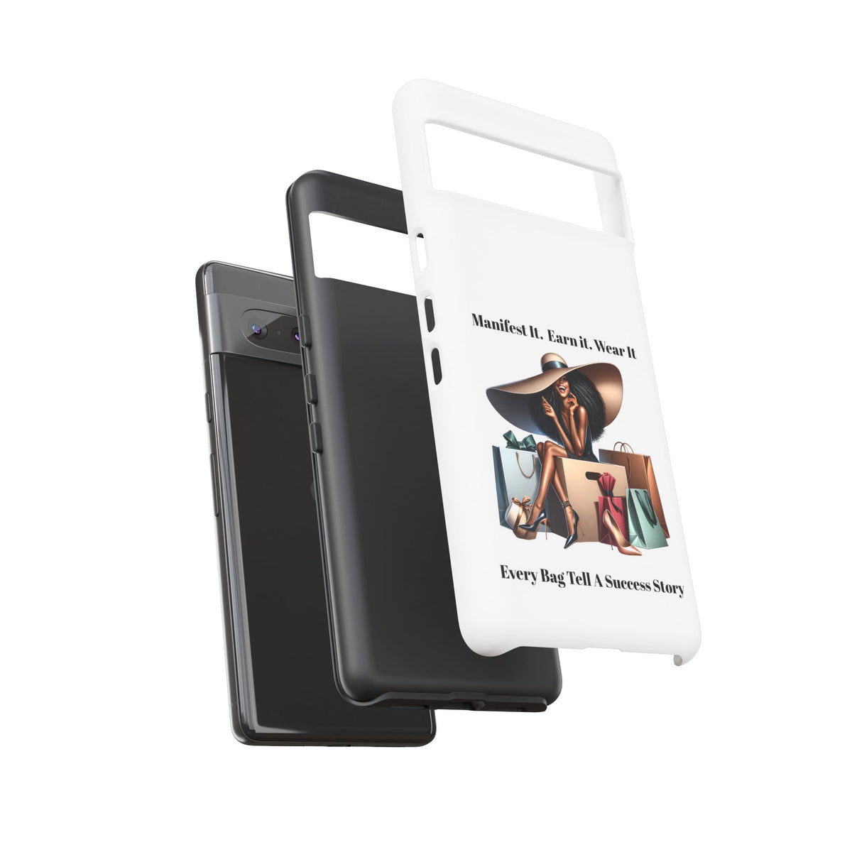 Phone Case - "Manifest It. Earn It. Wear It." Chic Shopper Design
